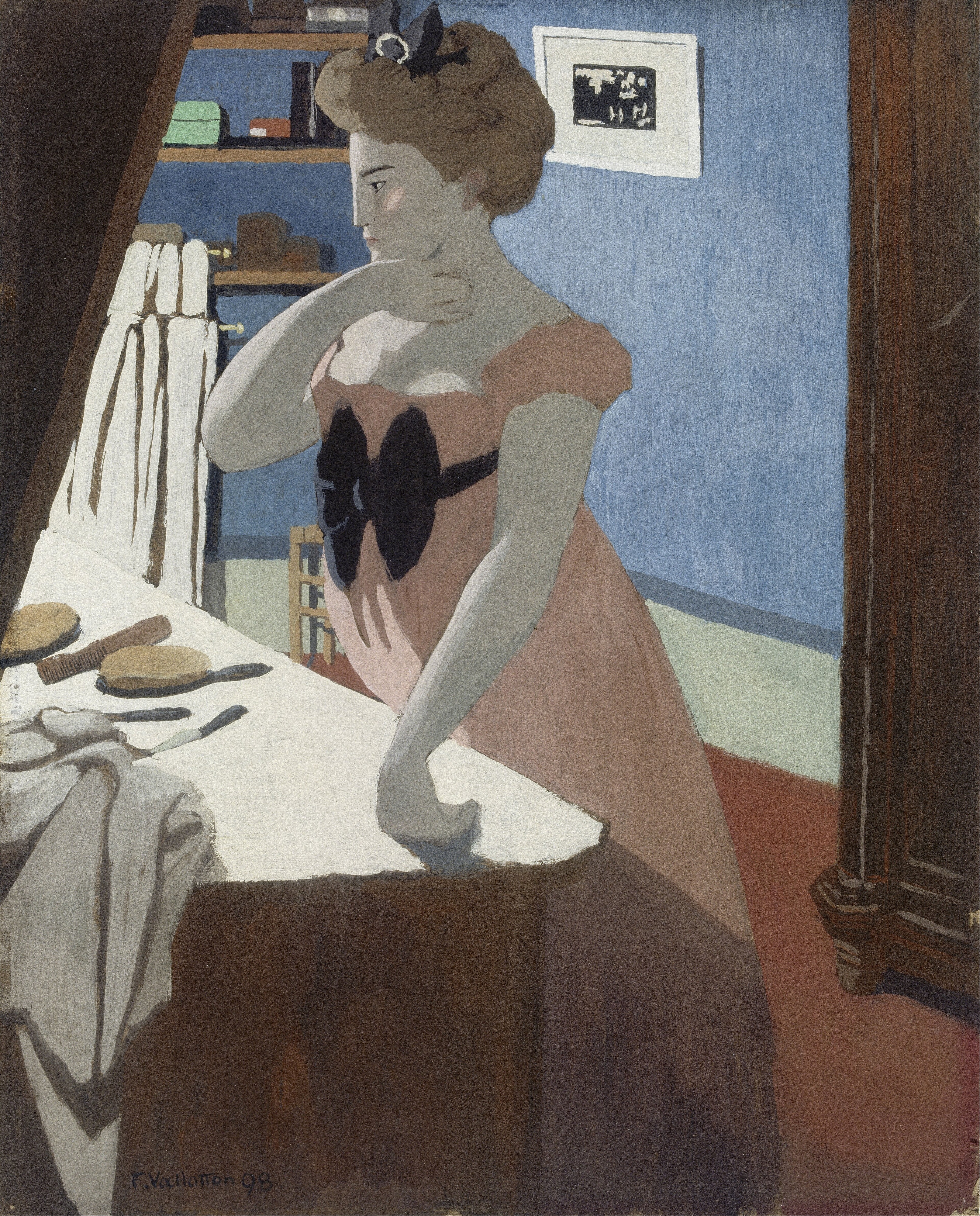 Misia à sa coiffure by Félix Vallotton
