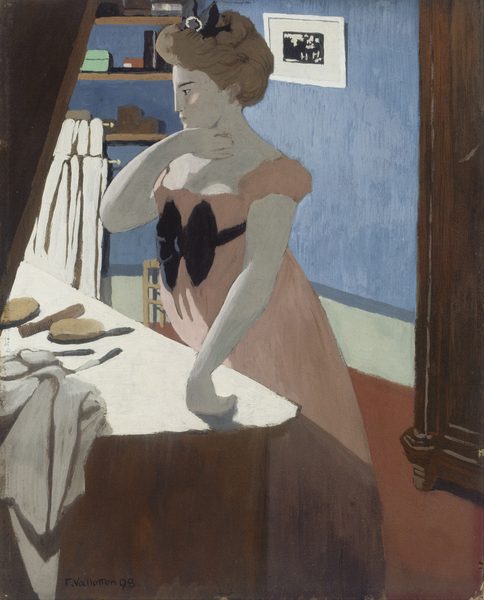 Misia à sa coiffure by Félix Vallotton