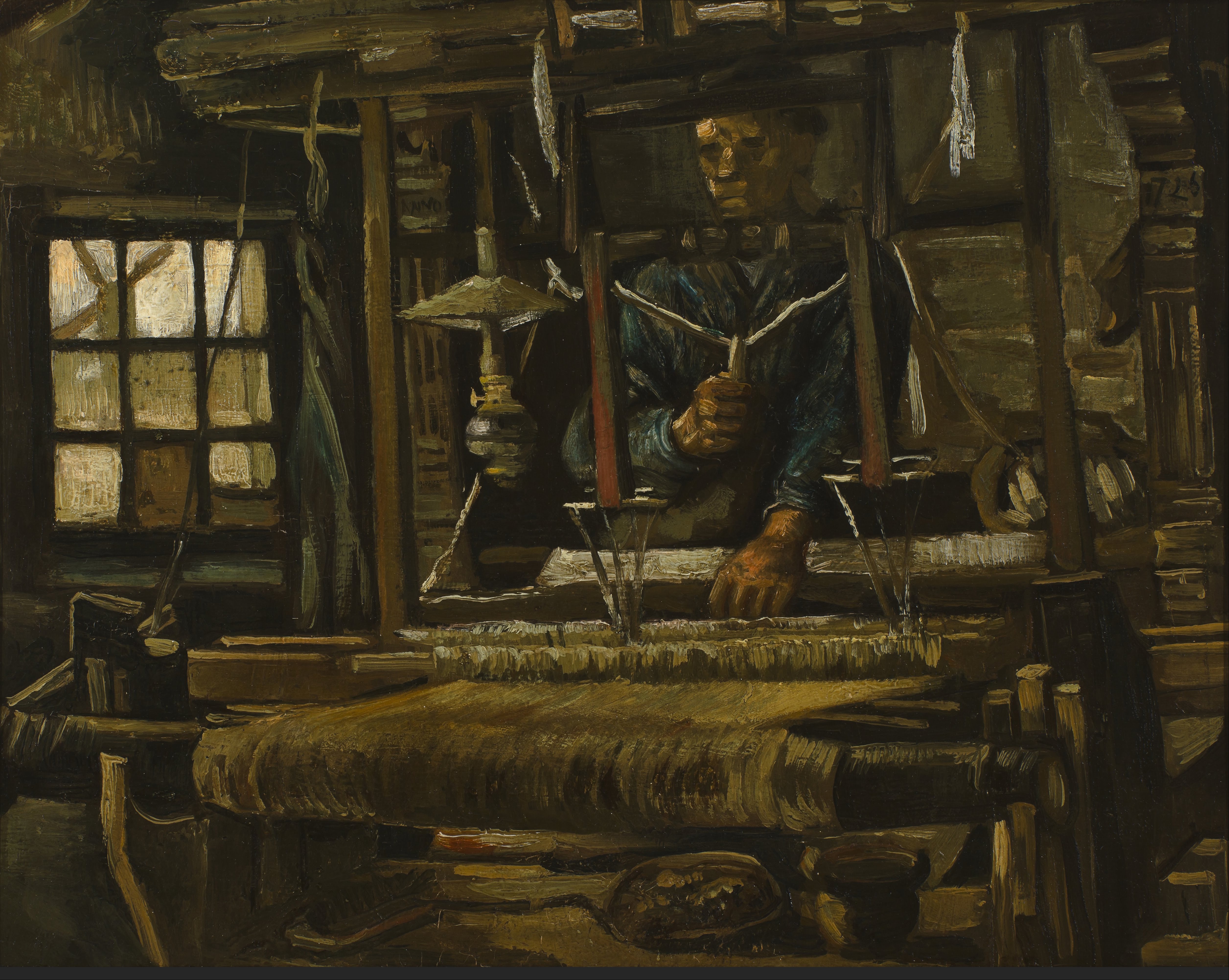 A Weaver's Cottage, 1884, by Vincent van Gogh
