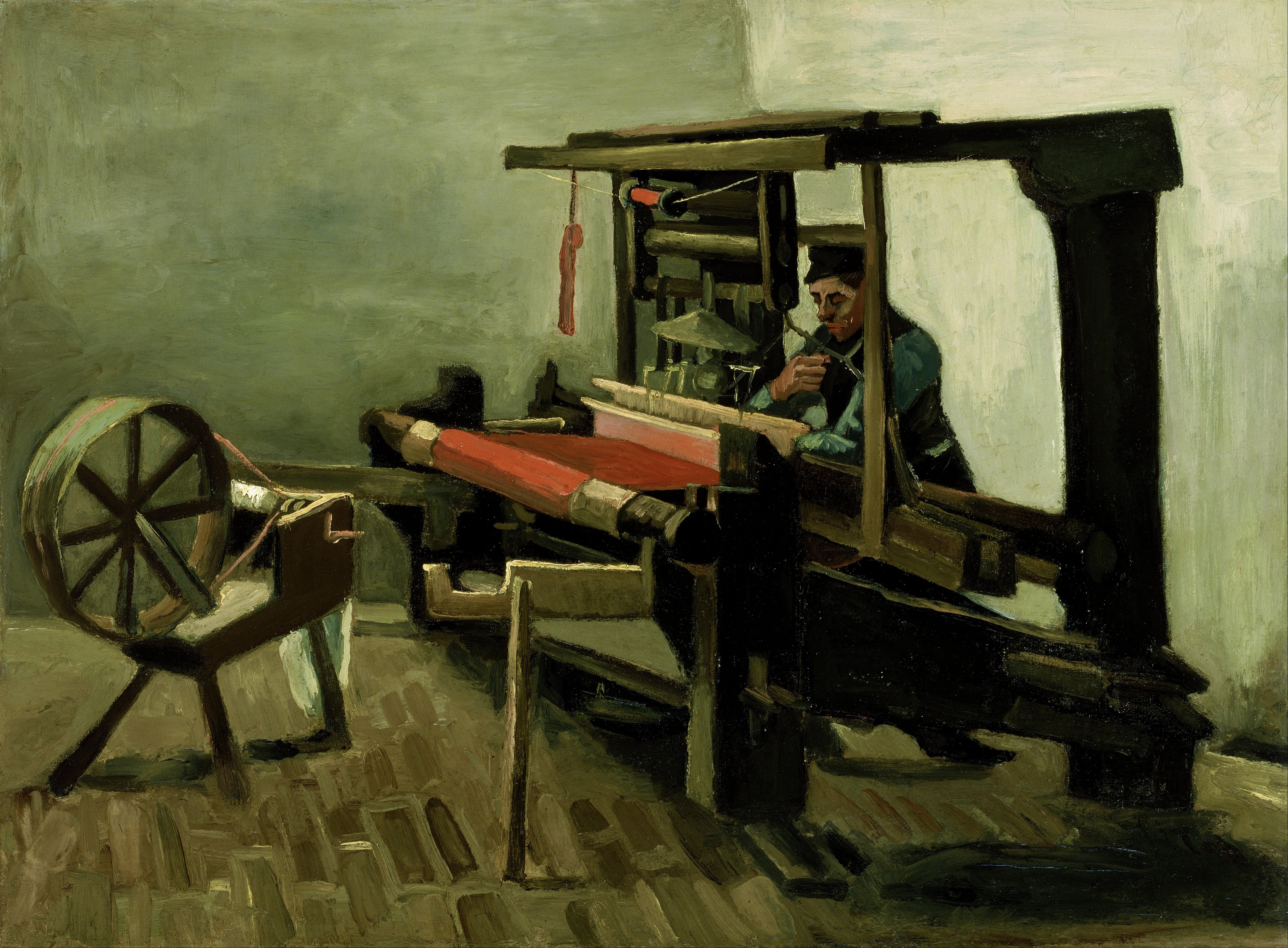 Weaver, 1884-03, by Vincent van Gogh