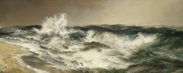 The Much Resounding Sea by Thomas Moran