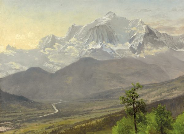Mont Blanc by Albert Bierstadt