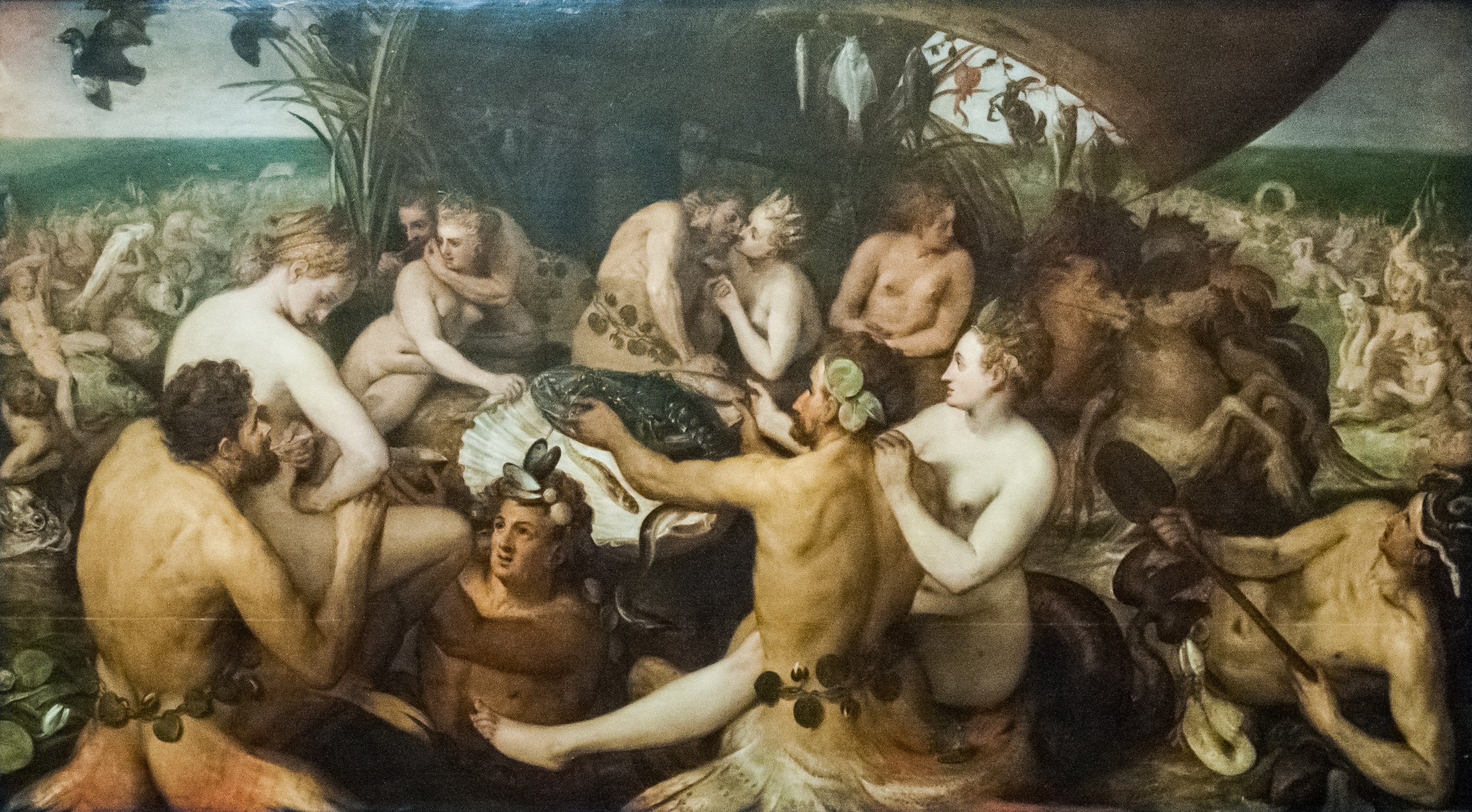 The Feast of the Seagods by Frans Floris (I)
