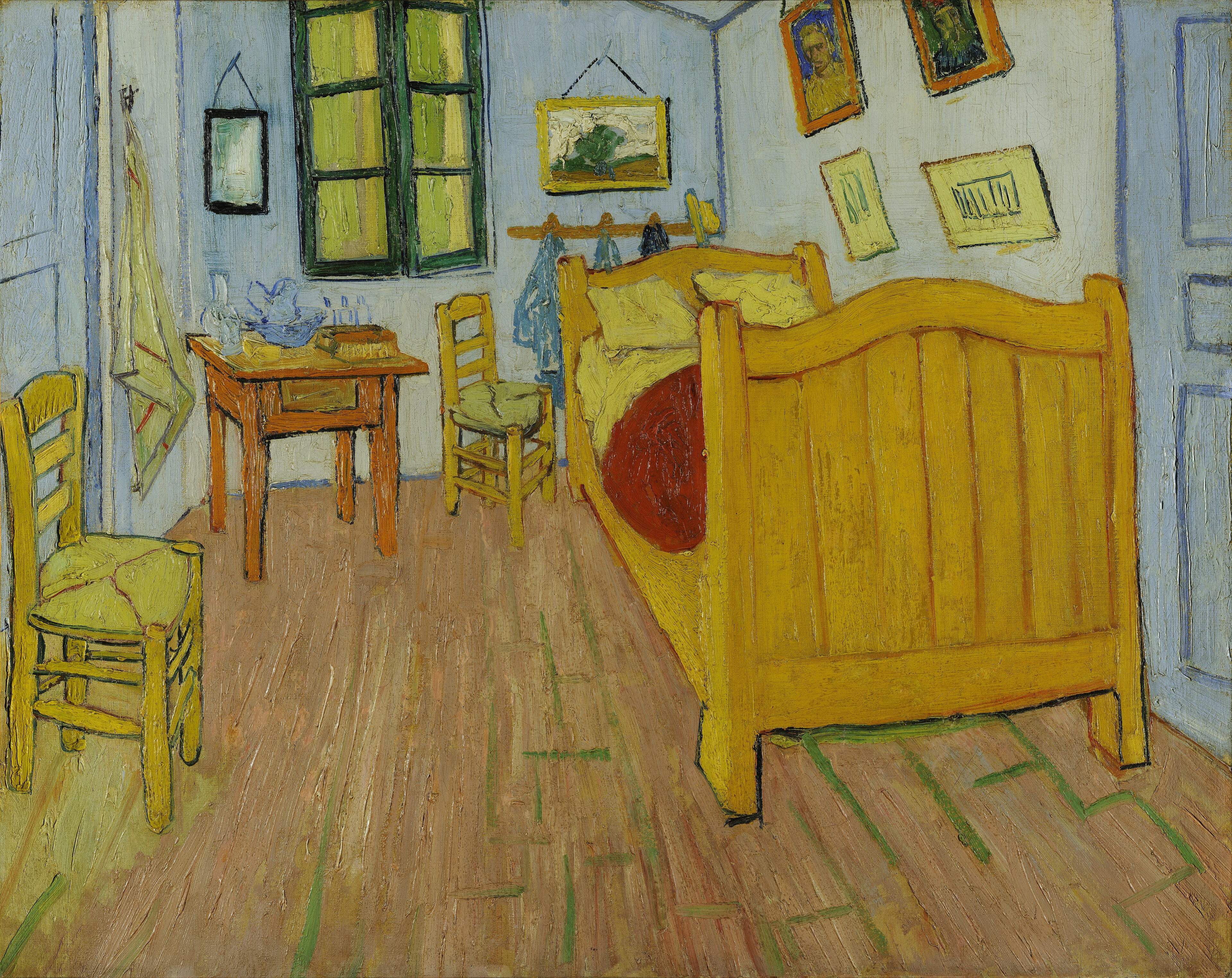 Bedroom in Arles, 1888-10, by Vincent van Gogh