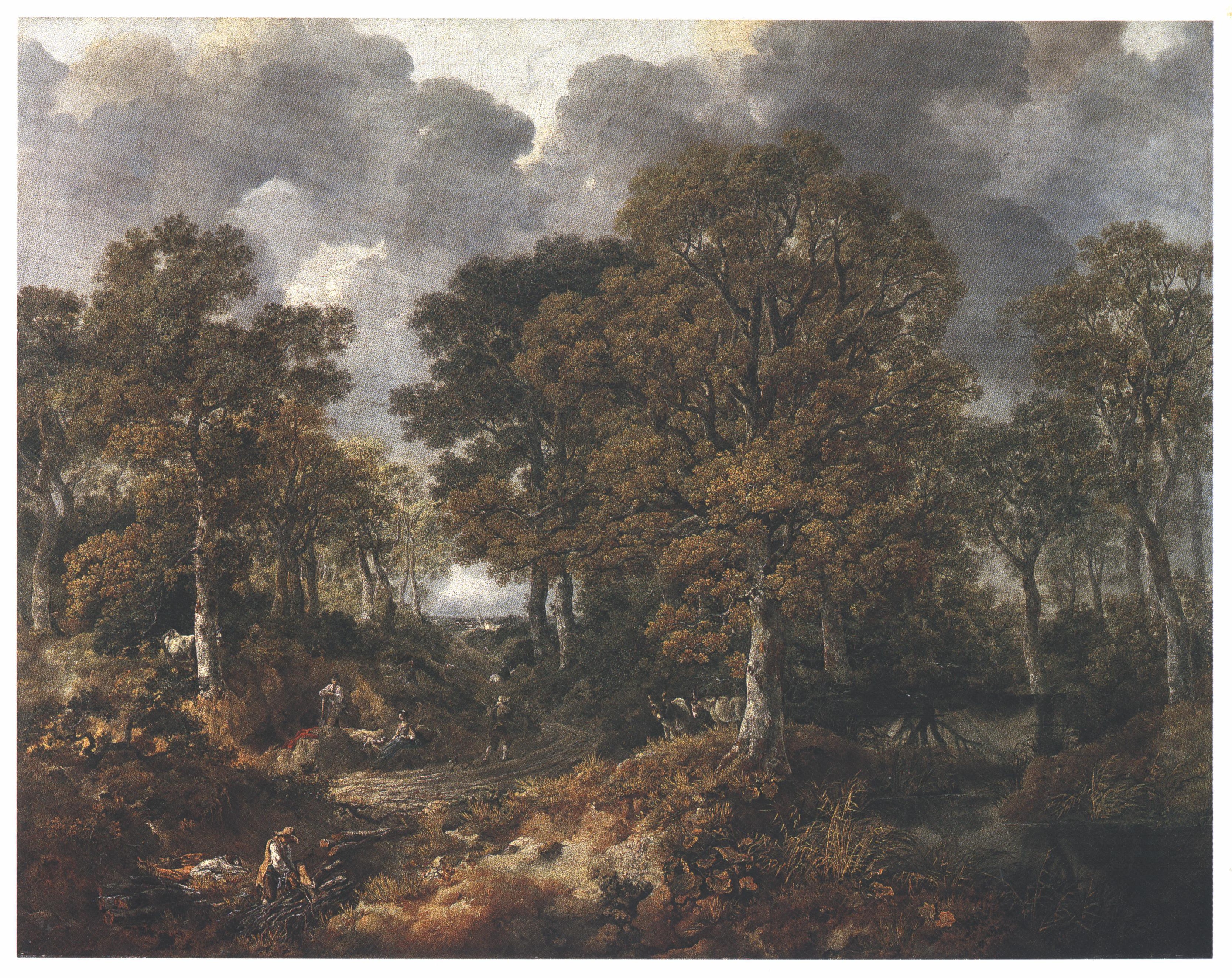 Cornard Wood, near Sudbury, Suffolk by Thomas Gainsborough