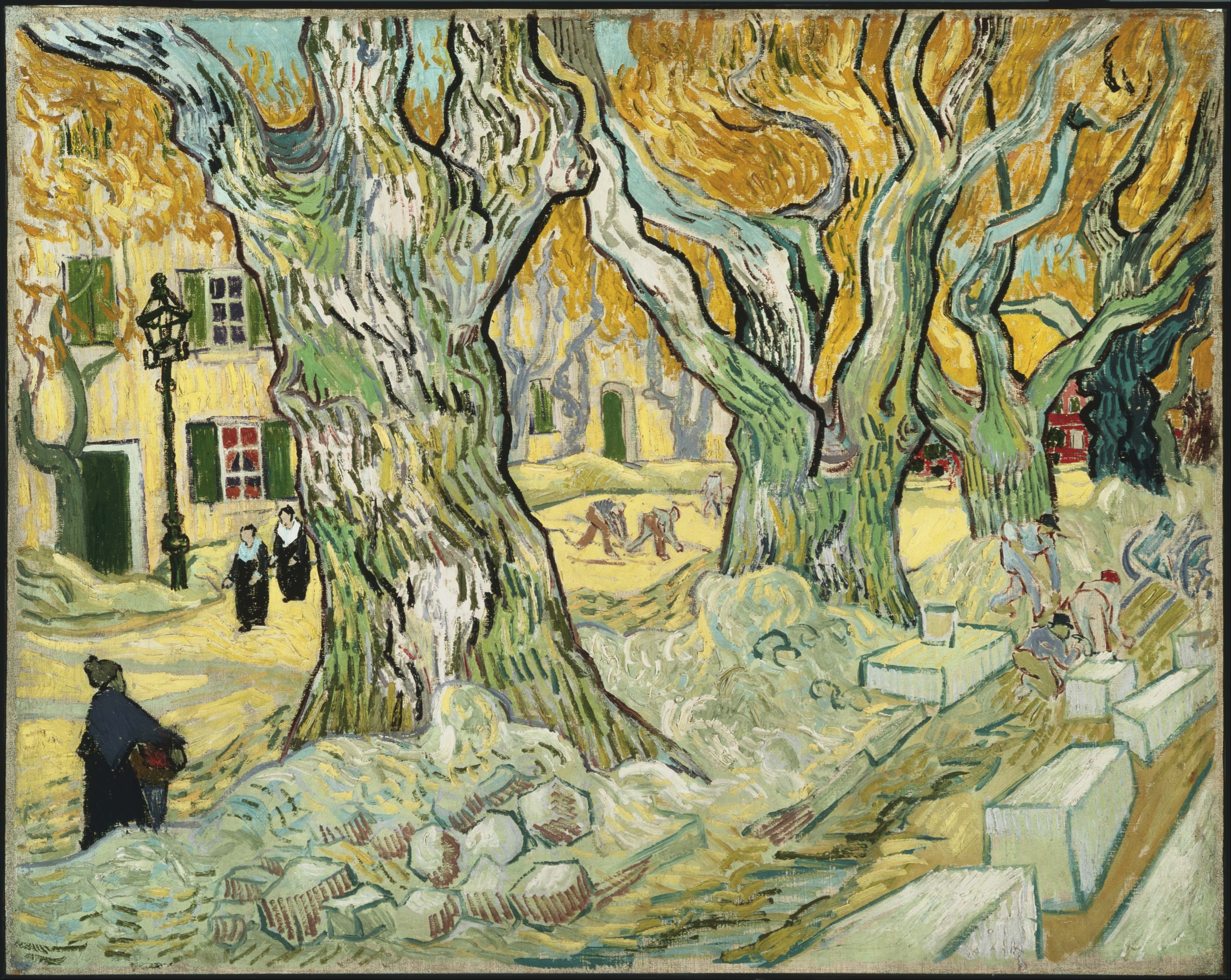 The Road Menders, 1889, by Vincent van Gogh
