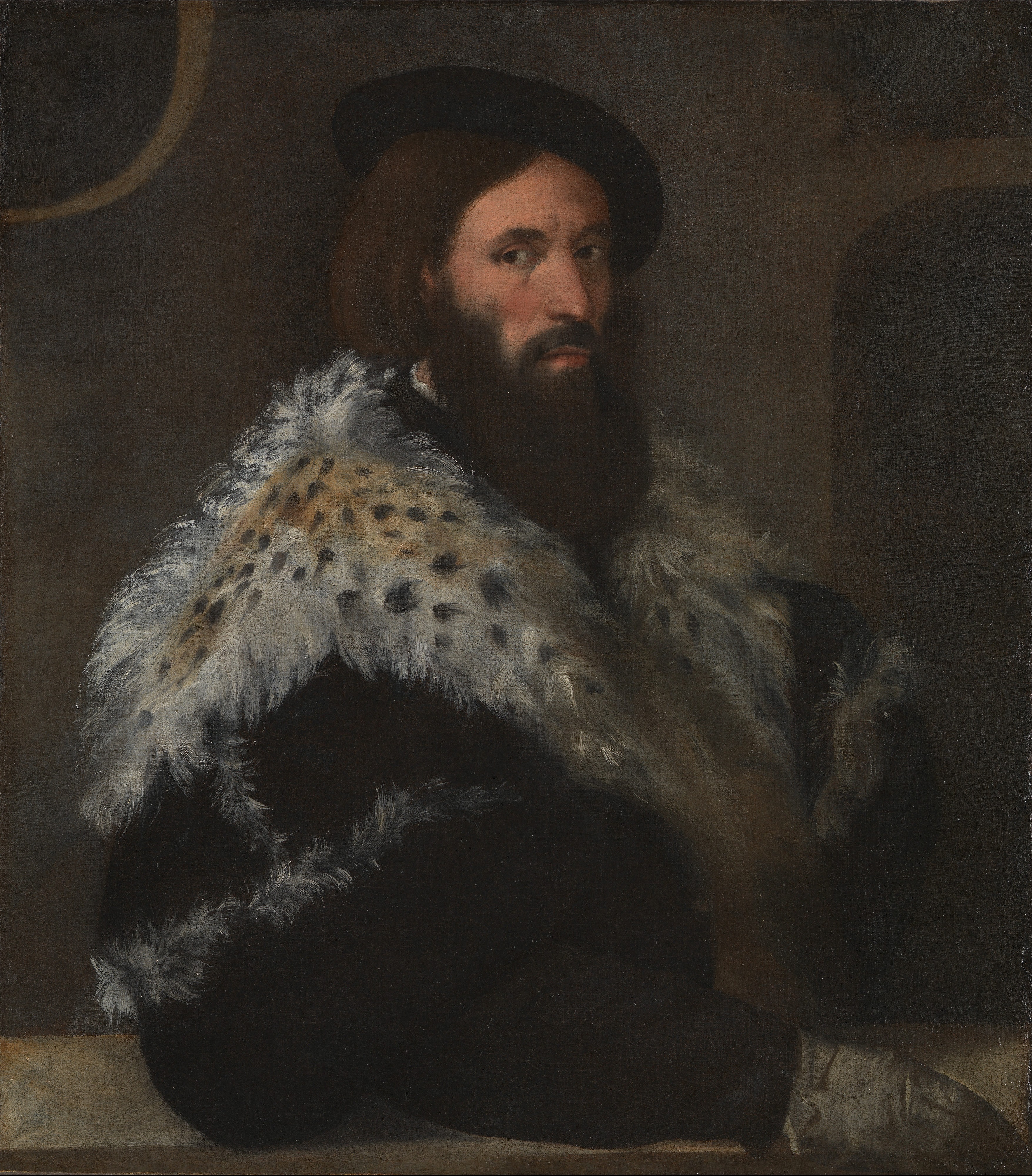 Portrait of a Man (Girolamo Fracastoro?) by Titian