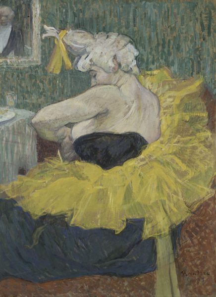 La clownesse Cha-U-Kao by Henri de Toulouse-Lautrec