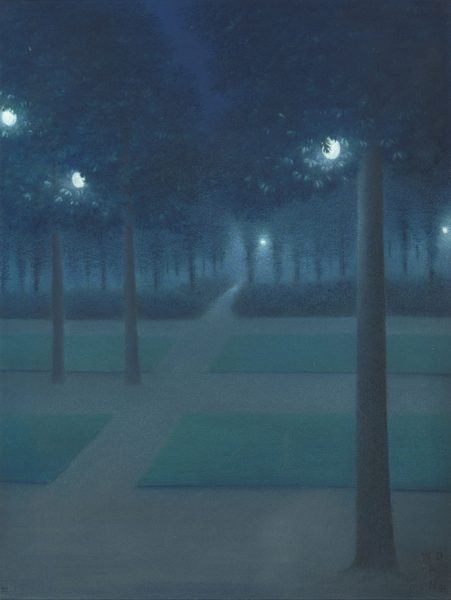 Nocturne au Parc Royal de Bruxelles by William Degouve de Nuncques
