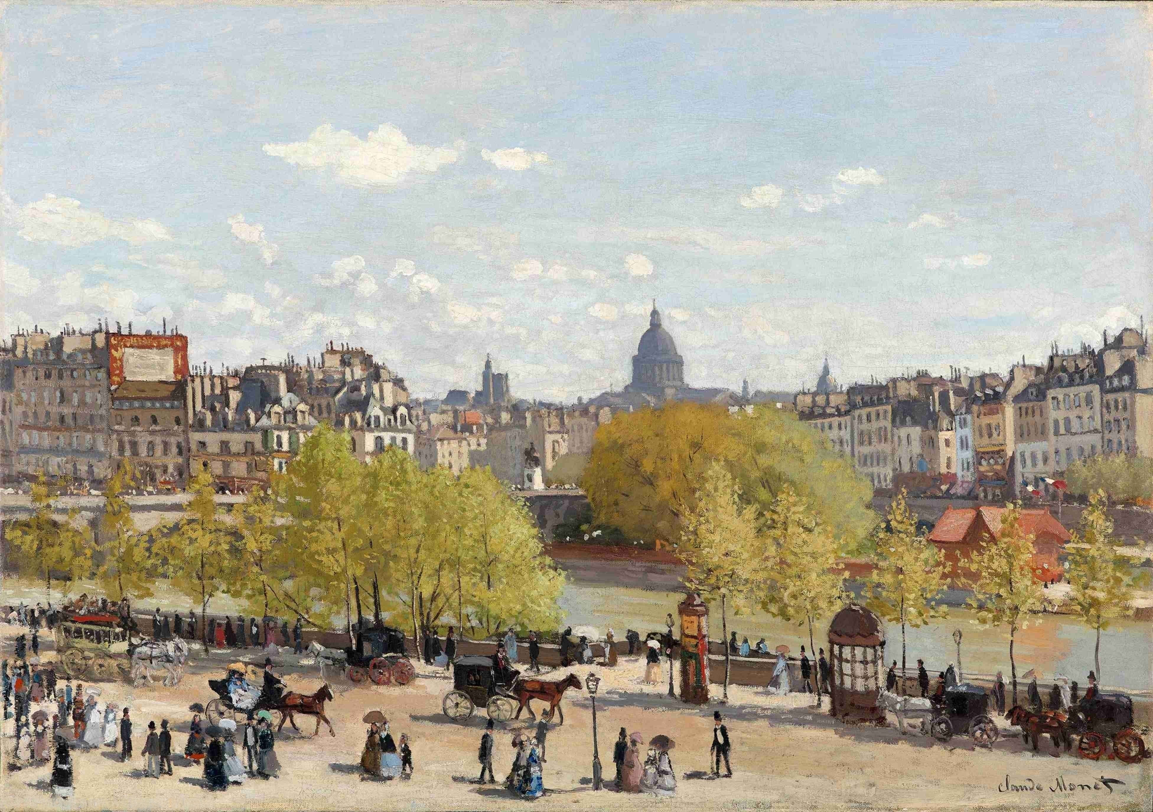 Quai du Louvre by Claude Monet
