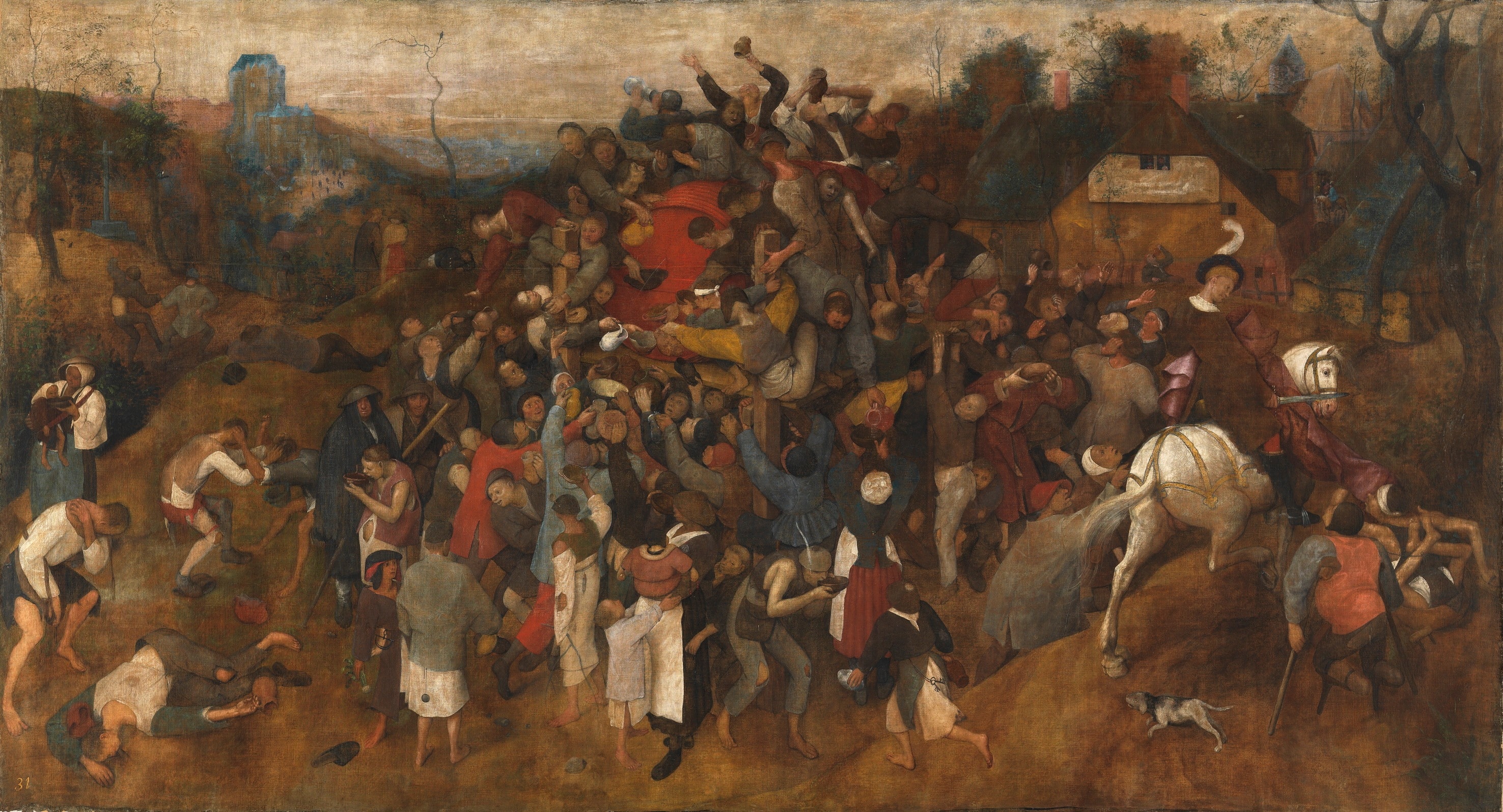 The Wine of Saint Martin’s Day by Pieter Brueghel the Elder