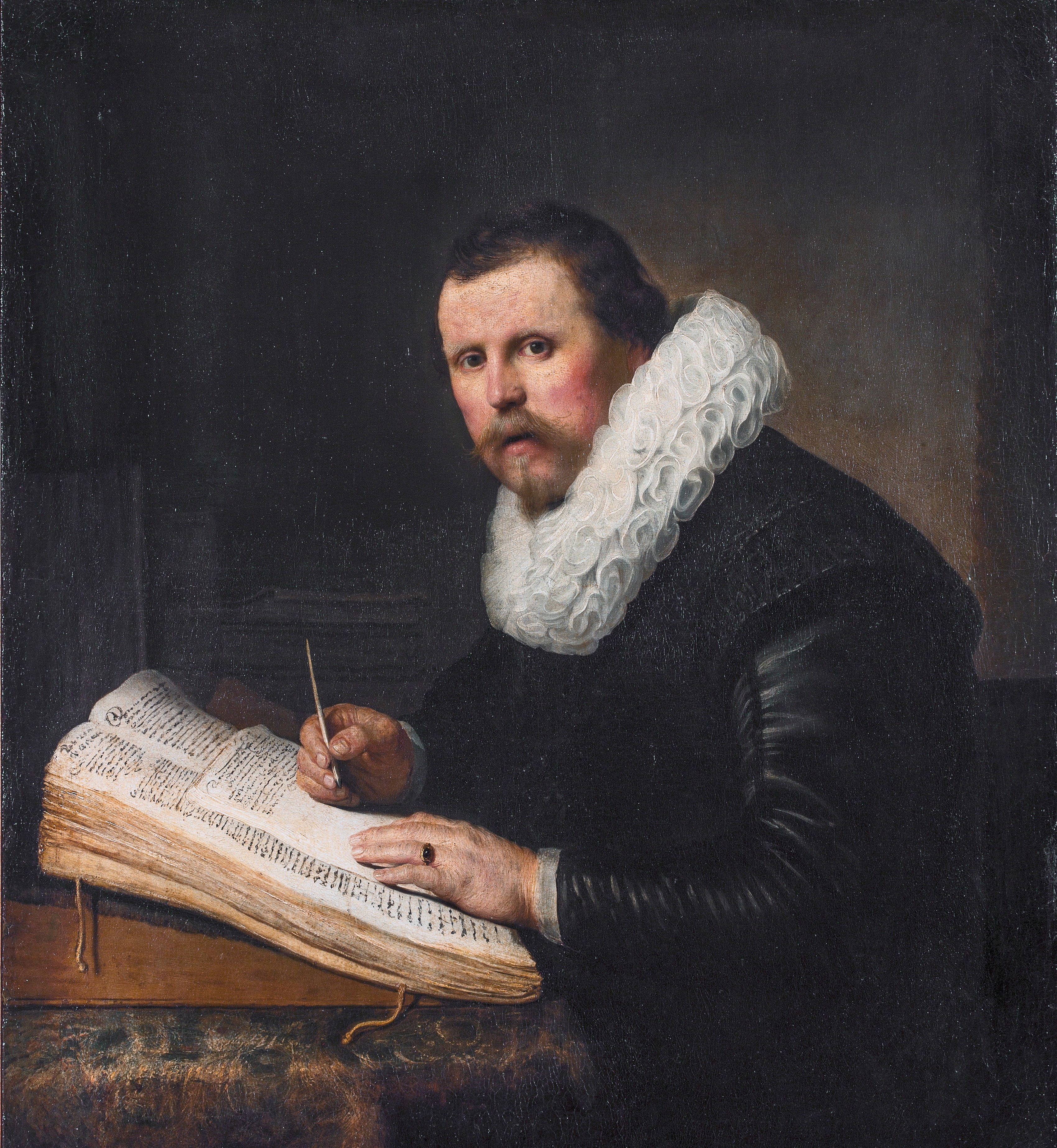 Portrait of a scholar by Rembrandt