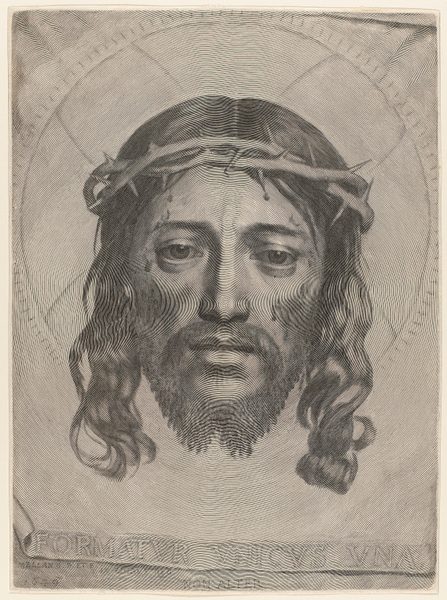 Face of Christ by Claude Mellan