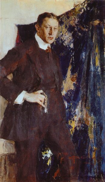 Portrait of Vitaly Tikhov by Nicolai Fechin