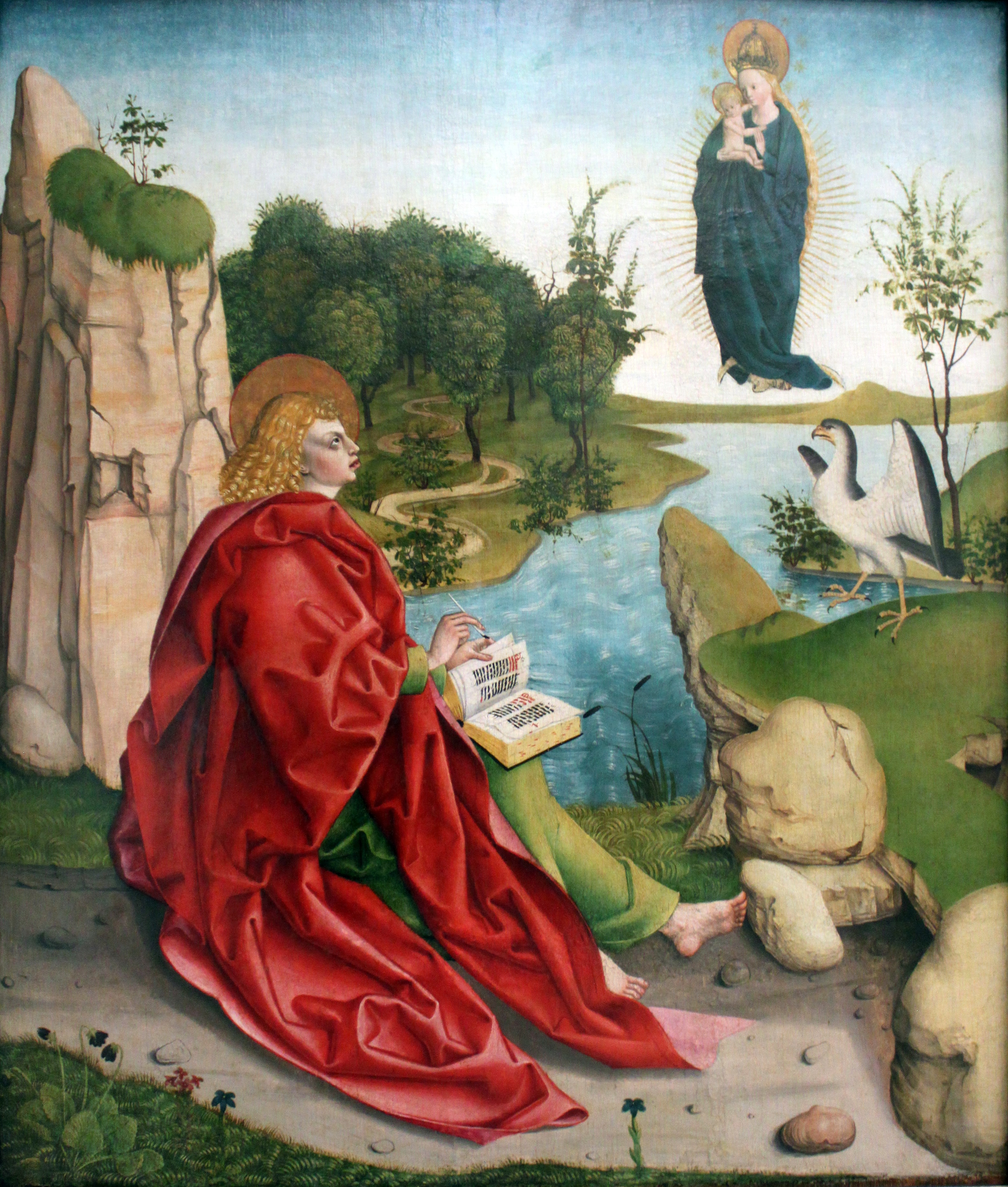 Saint John on Patmos by Sigmund Gleismüller (1449-1511)