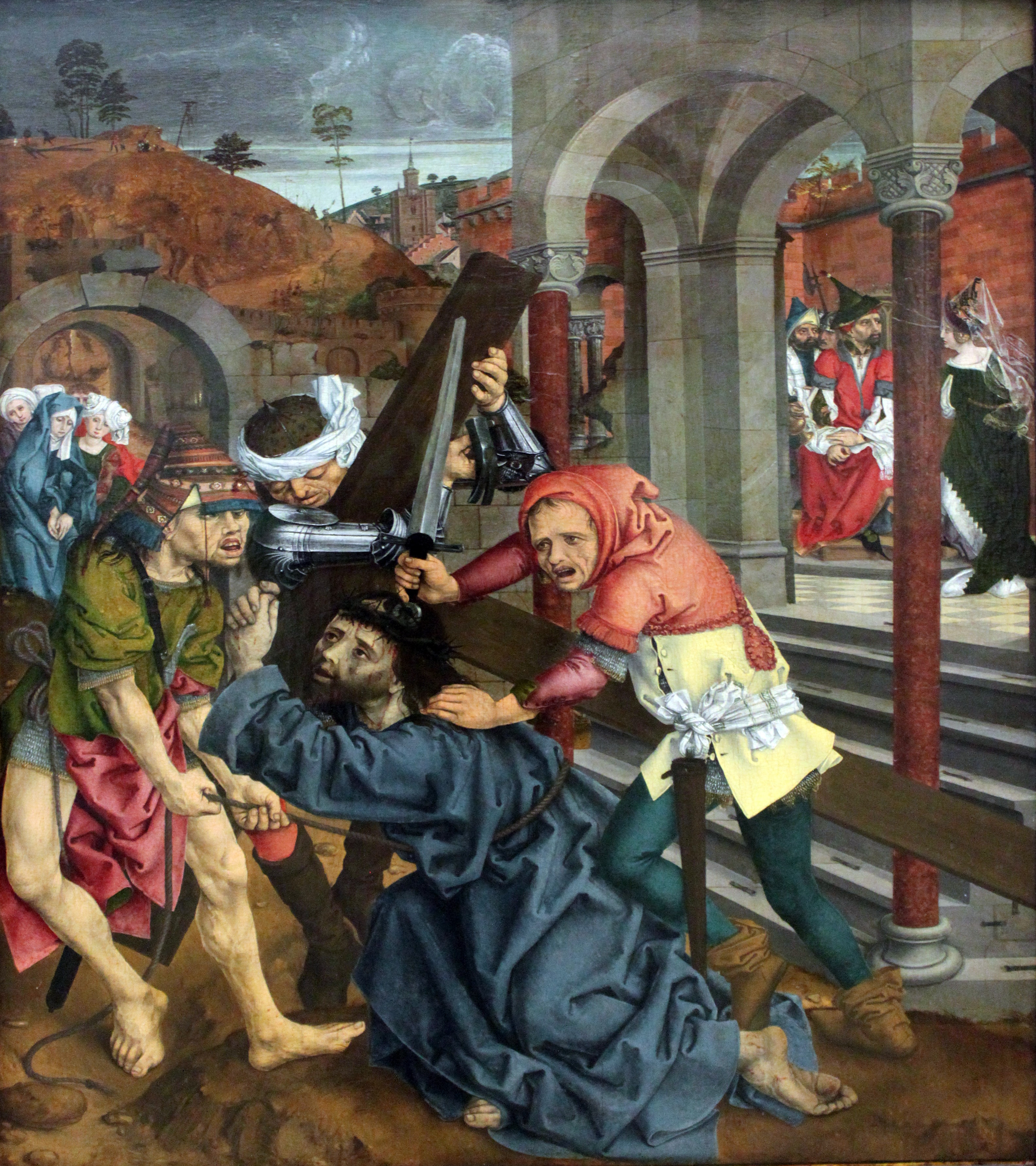 Christ Carrying the Cross by Monogrammist LCz /Meister des sog. Strache-Altares