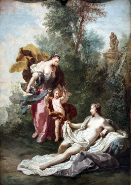Flora and Venus (Spring) by Anton Kern