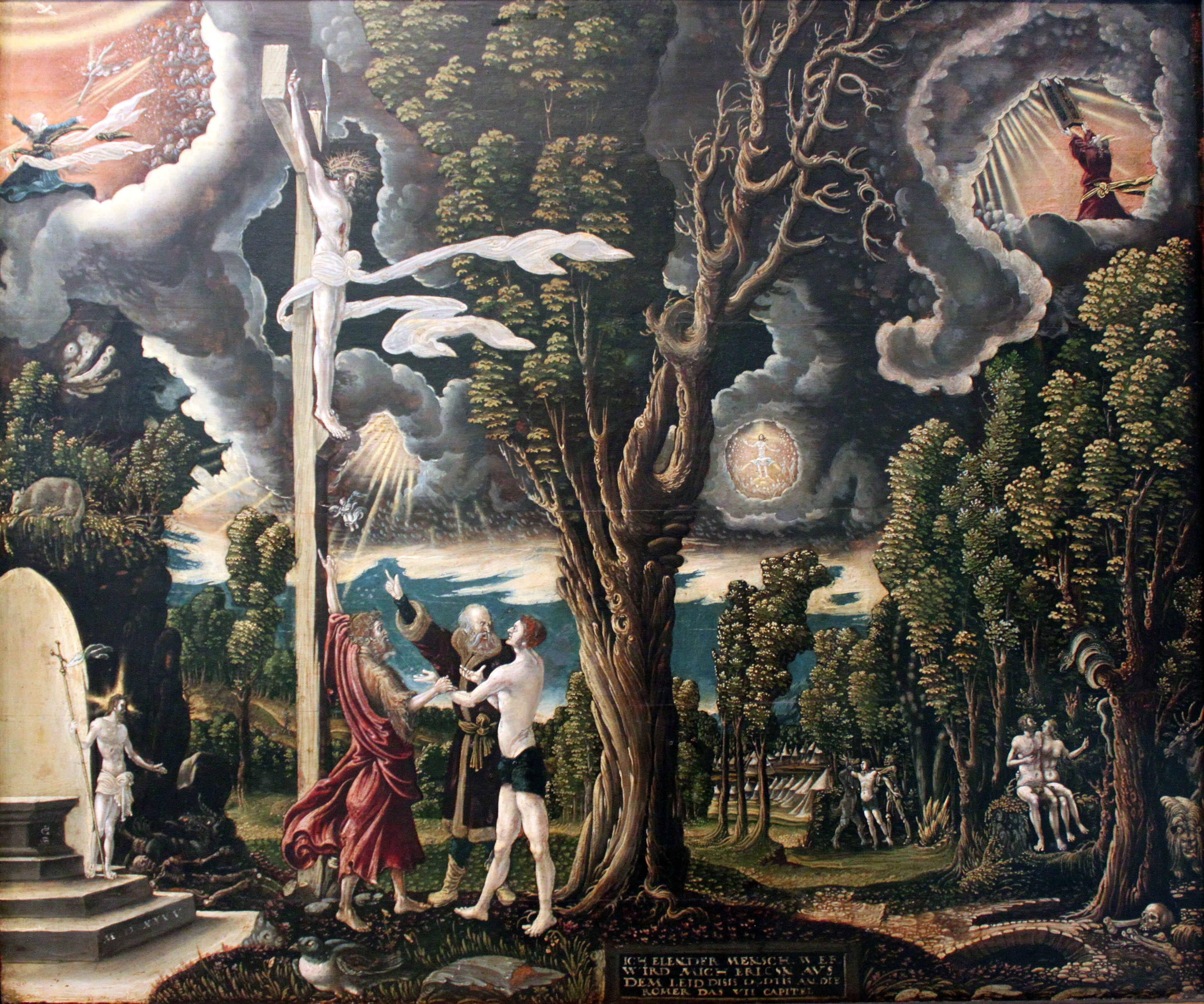 The Fall of Man and The Redemption. by Georg Lemberger