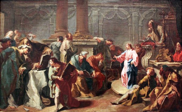Christ Among the Doctors. by Anton Kern
