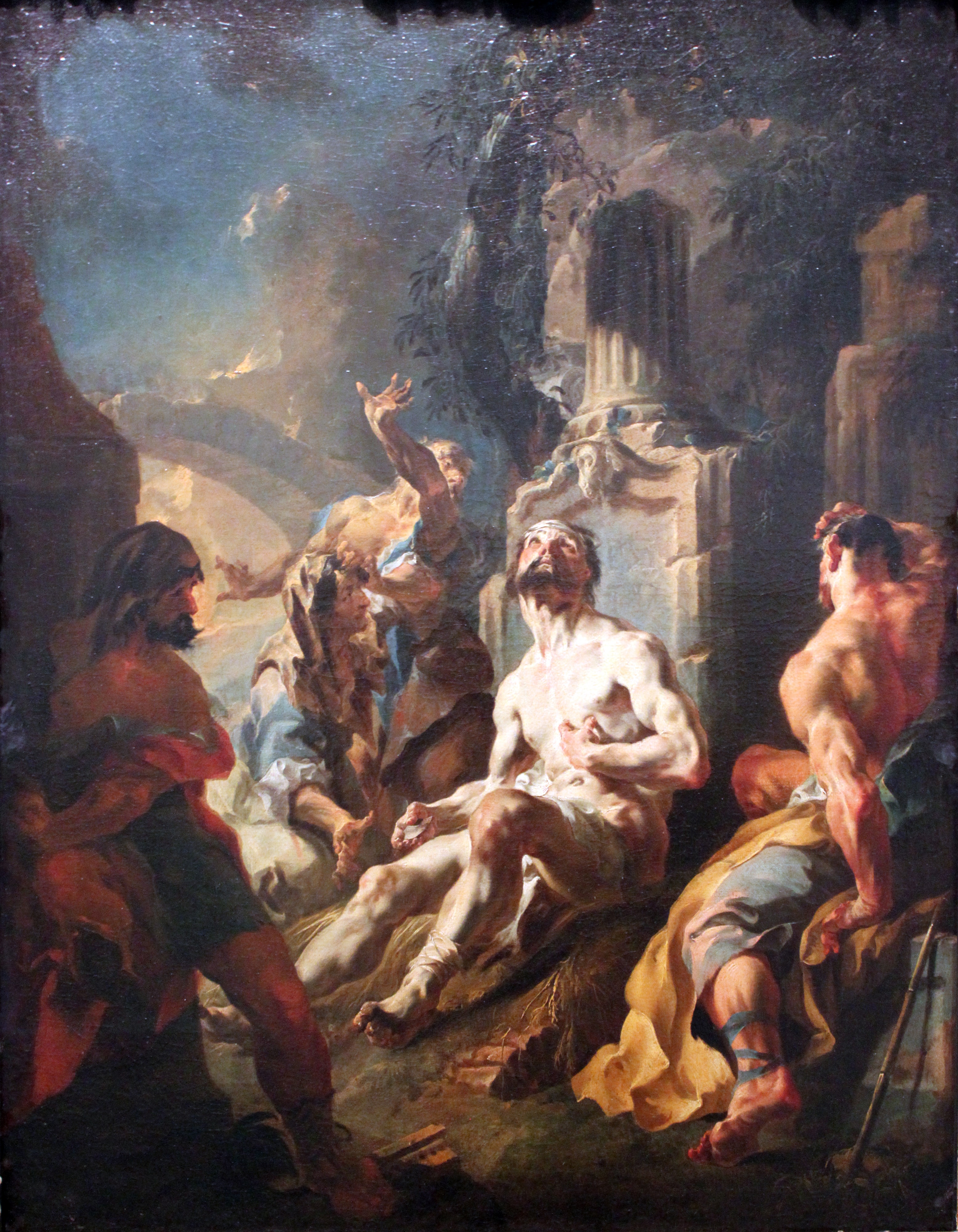 Job on the Dung Heap by Johann Baptist Wenzel Bergl