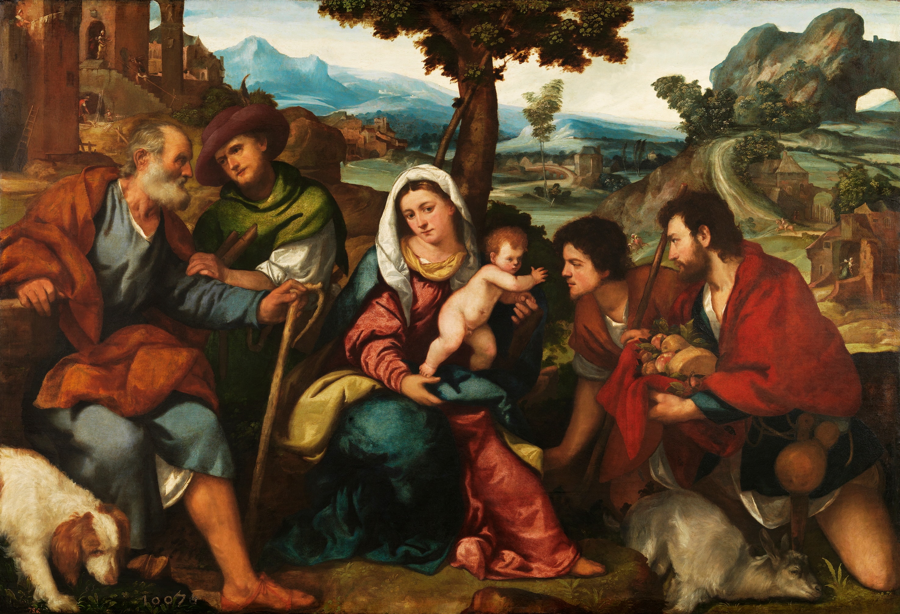 The Adoration of the Shepherds by Bonifazio Veronese