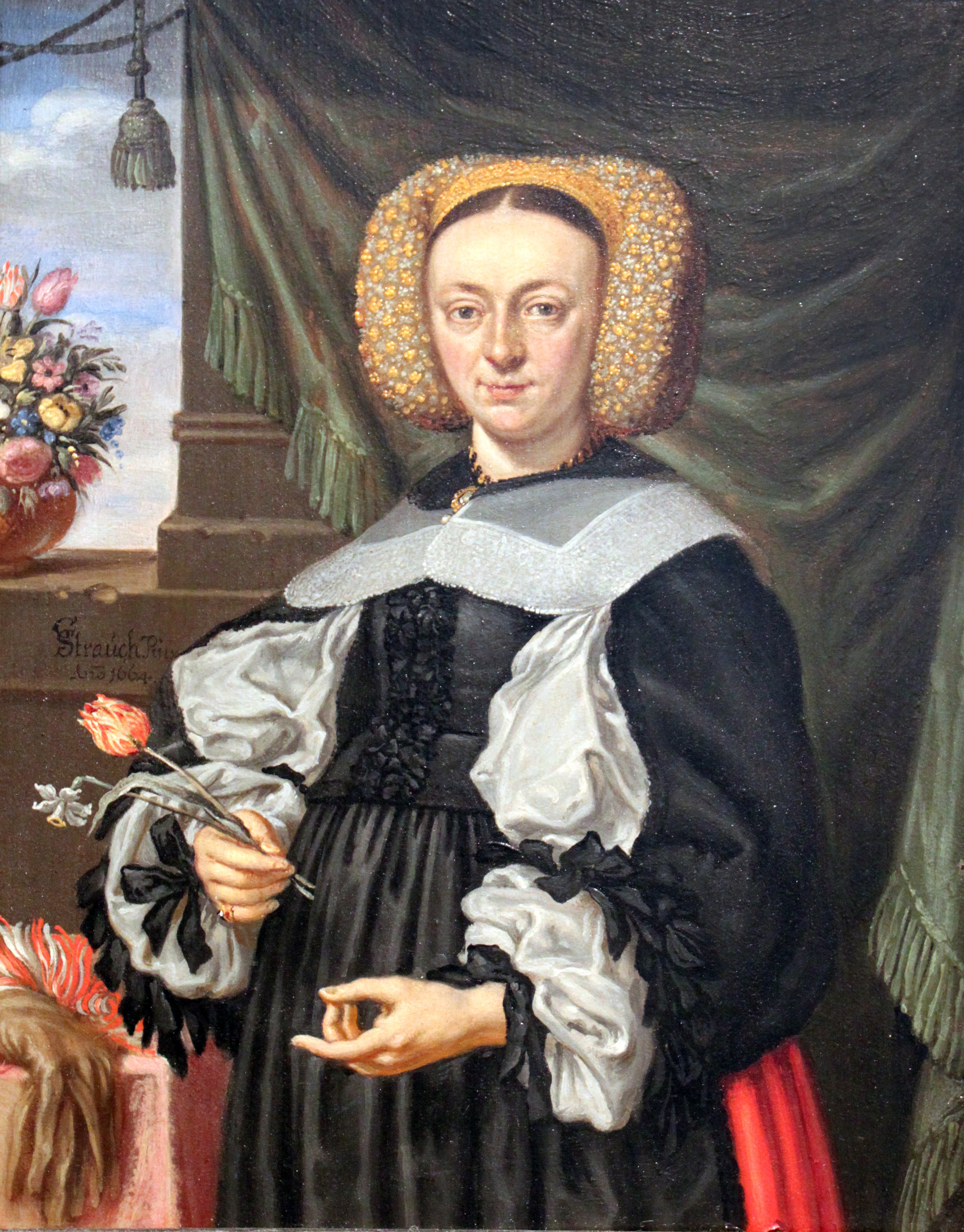 Portrait of a Woman by Georg Strauch