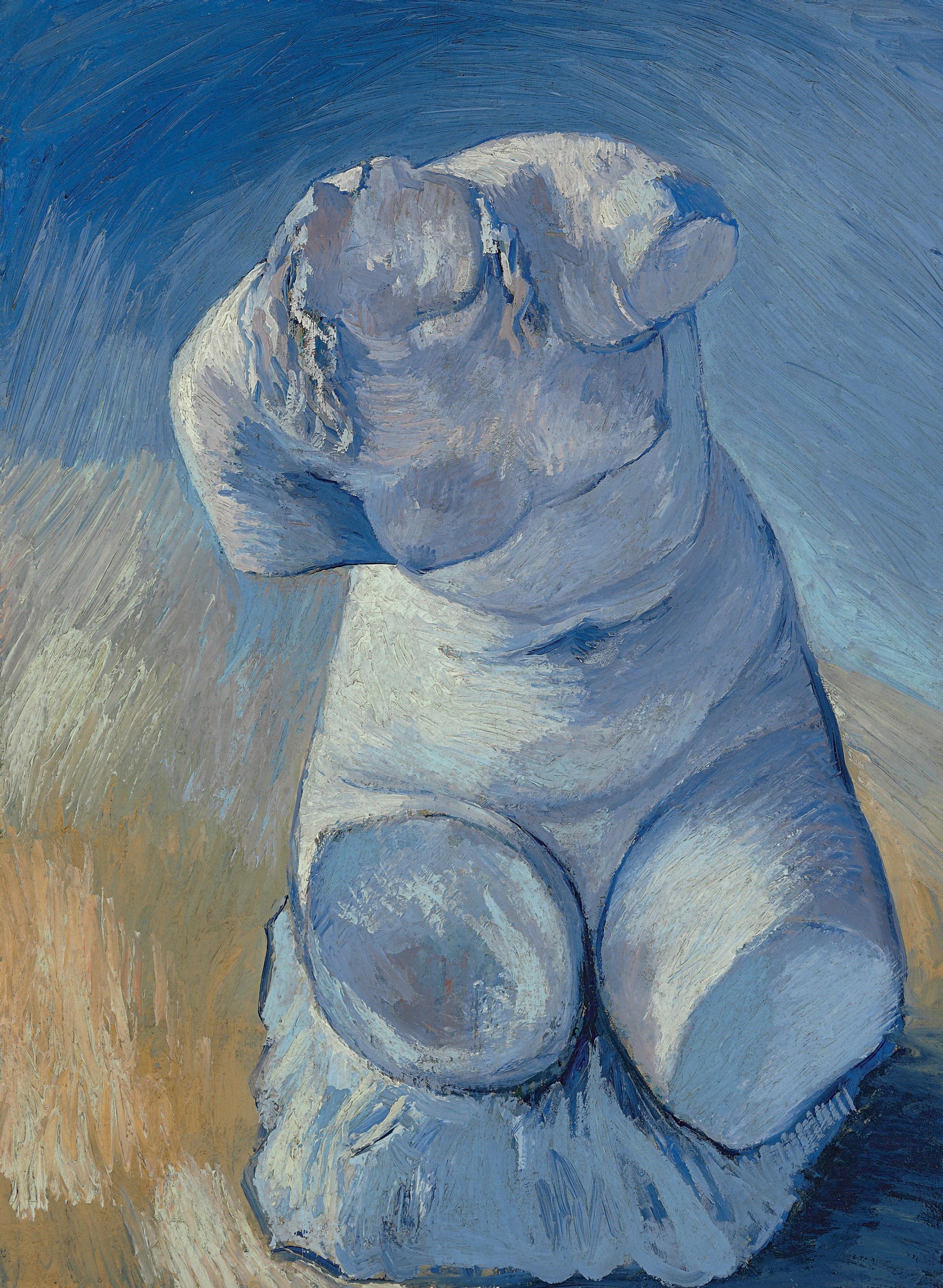 Plaster Statuette of a Female Torso, 1887, by Vincent van Gogh
