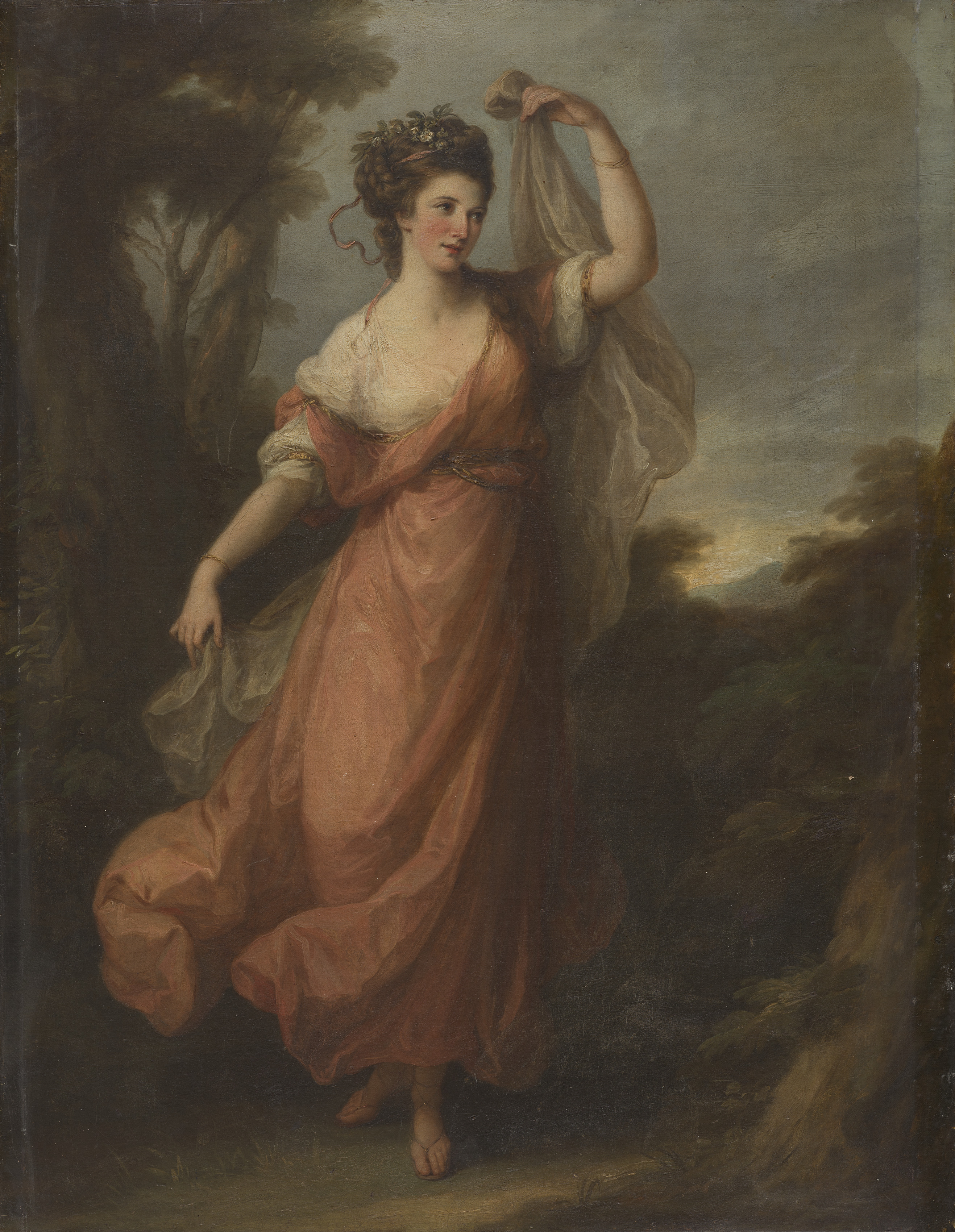 A Dancing Young Woman as Terpsichore