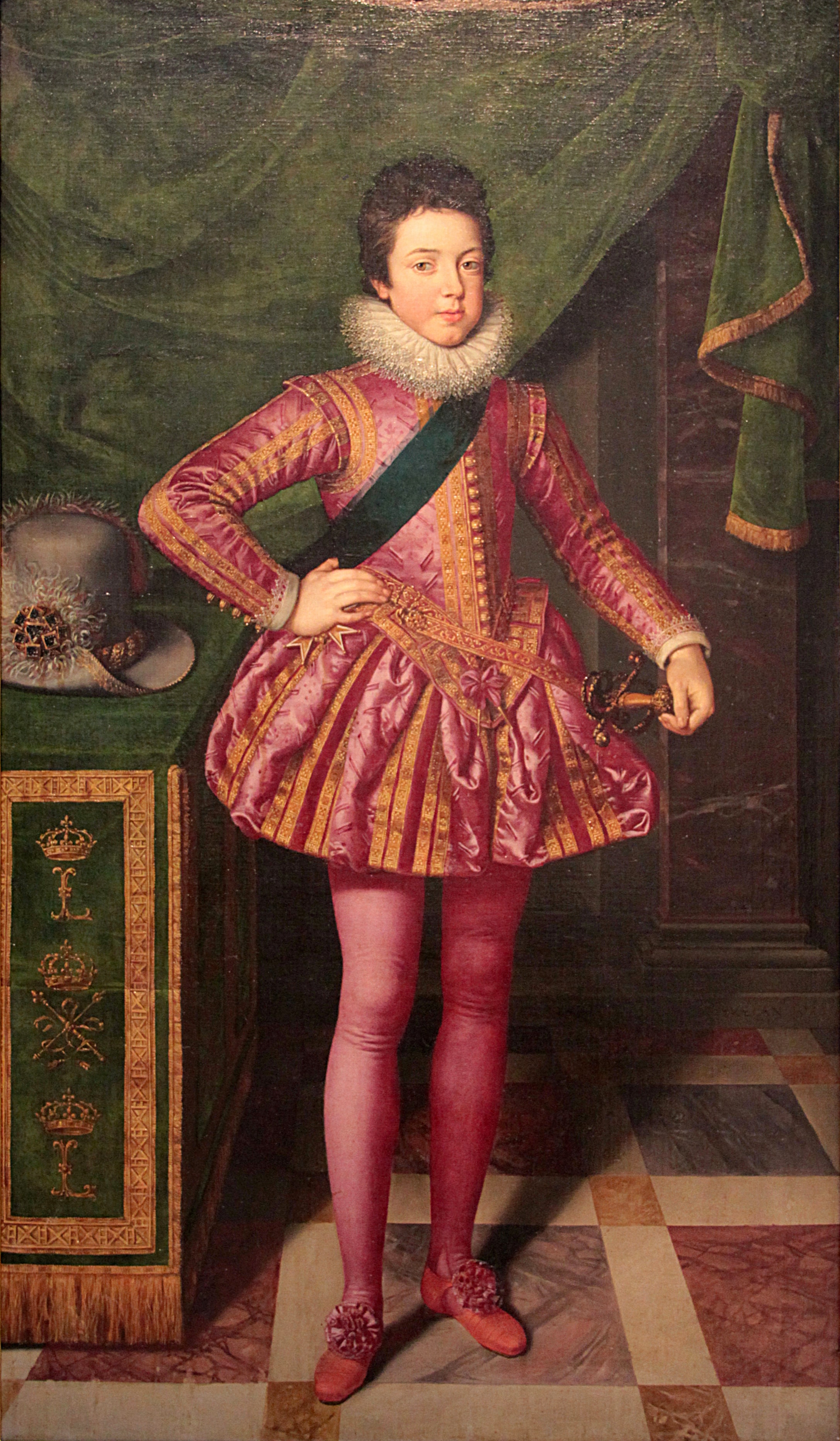 Louis XIII en costume de deuil by Frans Pourbus the Younger