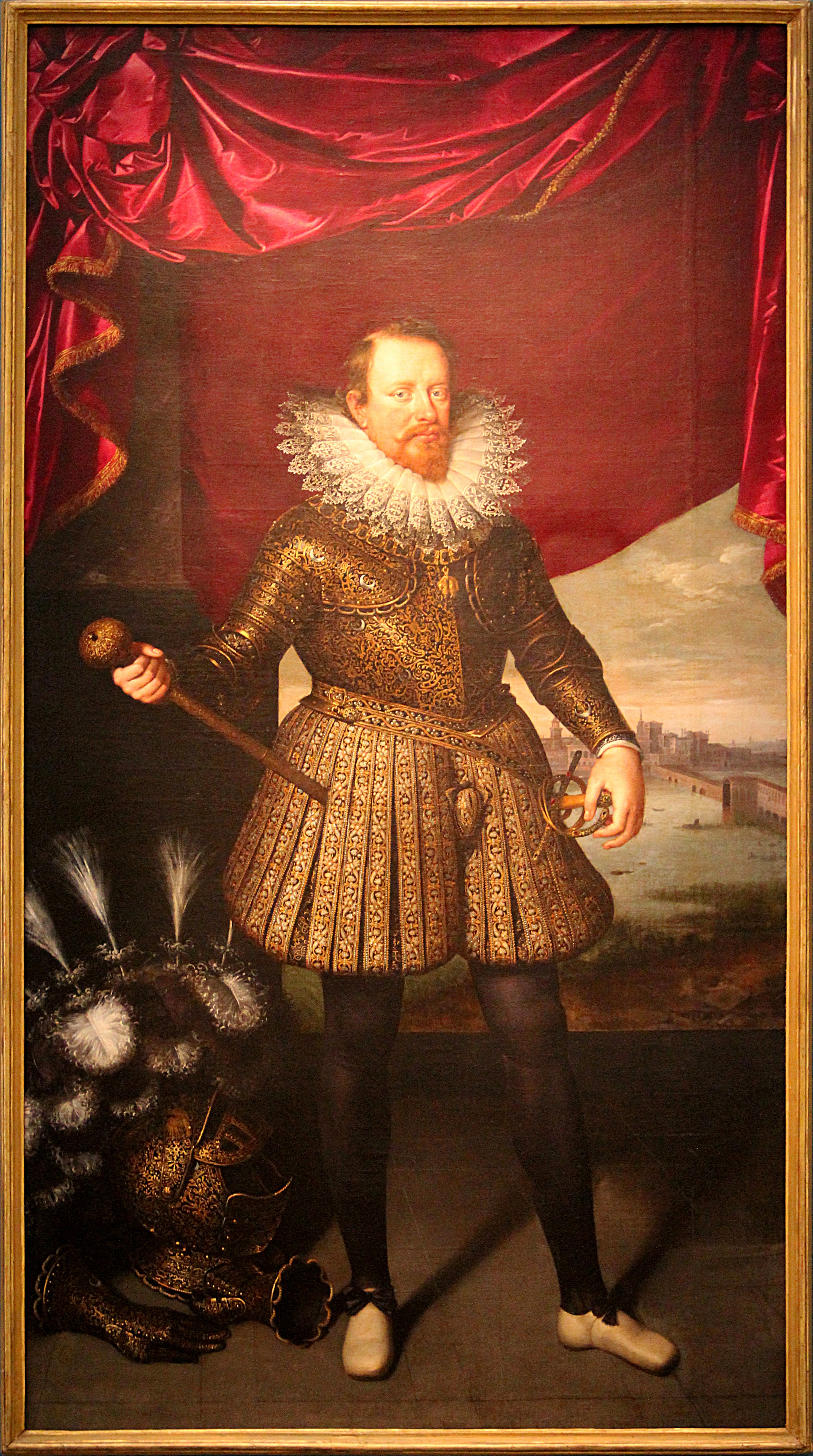 Portrait of Vincent Gonzague, duc de Mantoue by Frans Pourbus the Younger