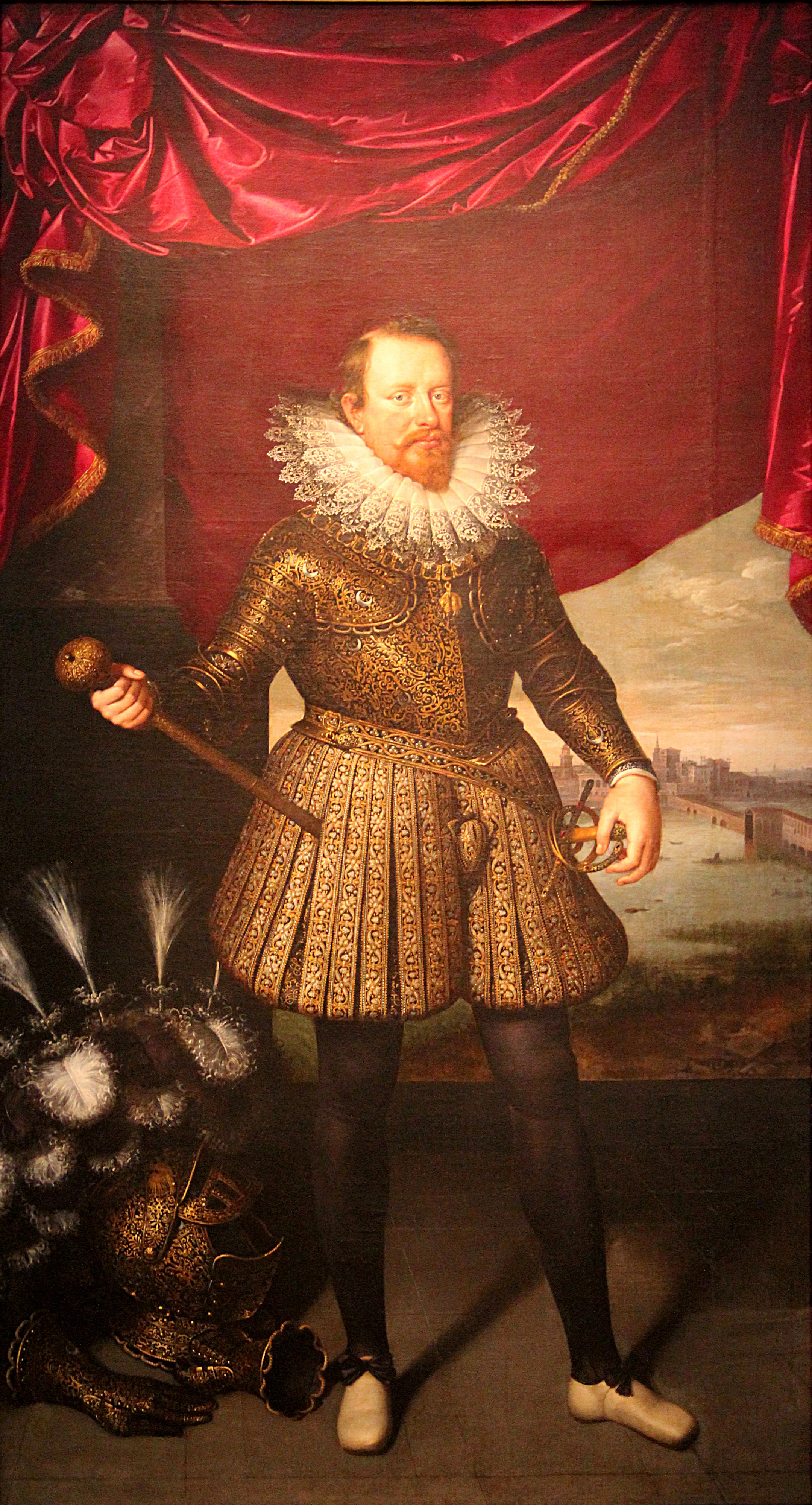 Portrait of Vincent Gonzague, duc de Mantoue by Frans Pourbus the Younger