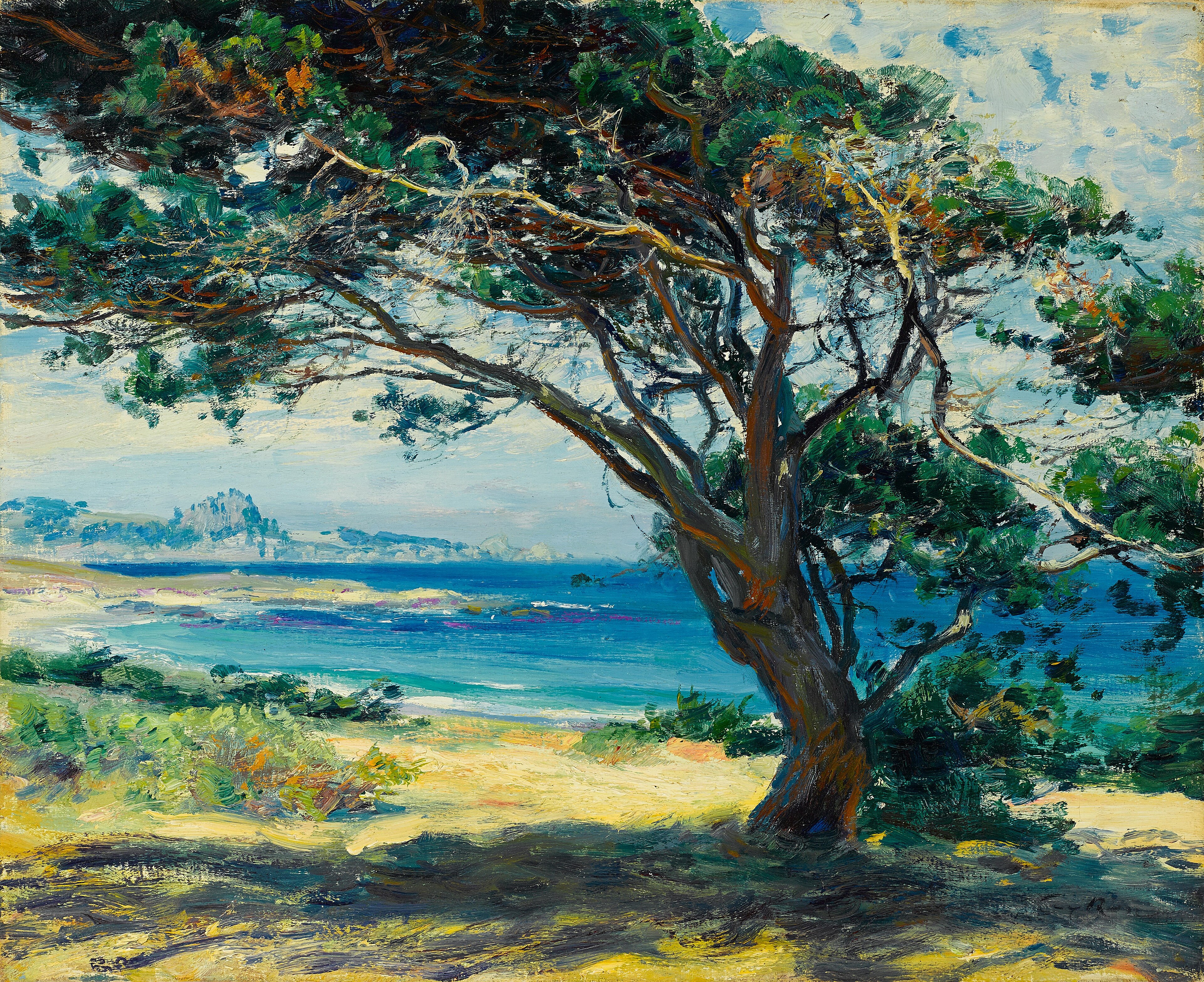 Wind Swept Pines by Guy Rose