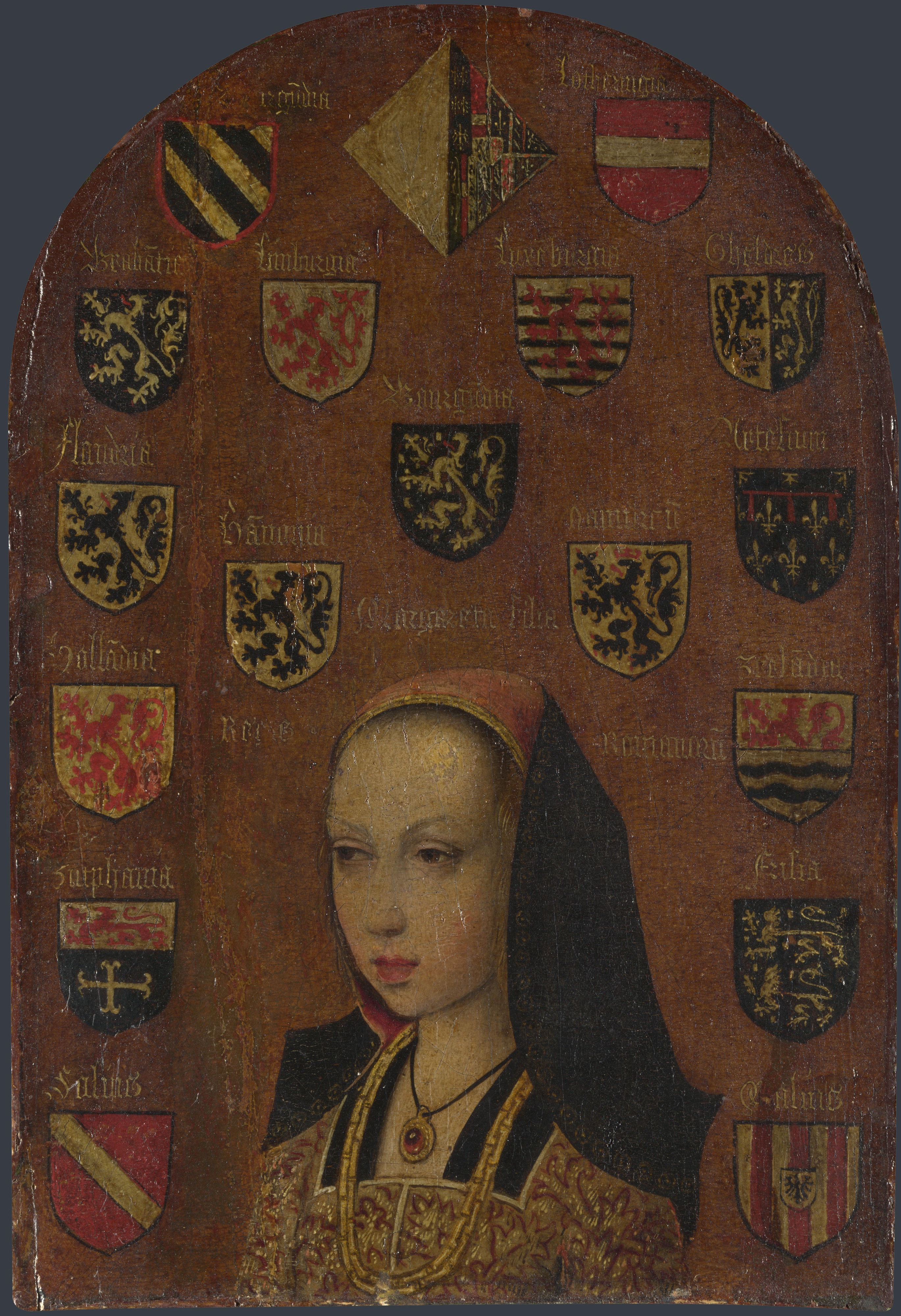 Portrait of Margaret of Austria by Pieter van Coninxloo