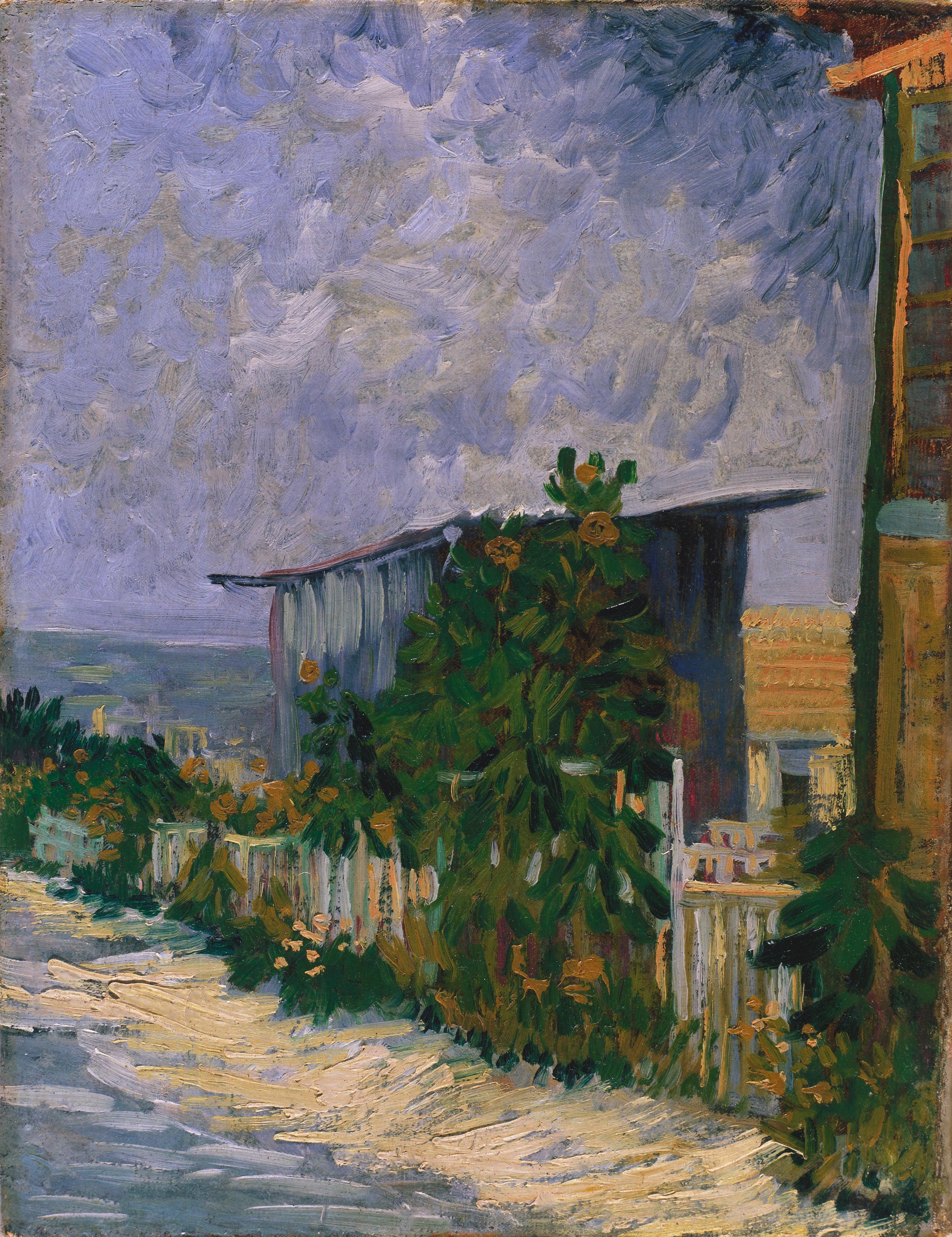Shelter on Montmartre, 1886, by Vincent van Gogh