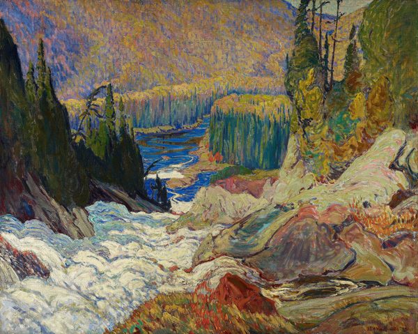 Falls, Montreal River by J. E. H. MacDonald