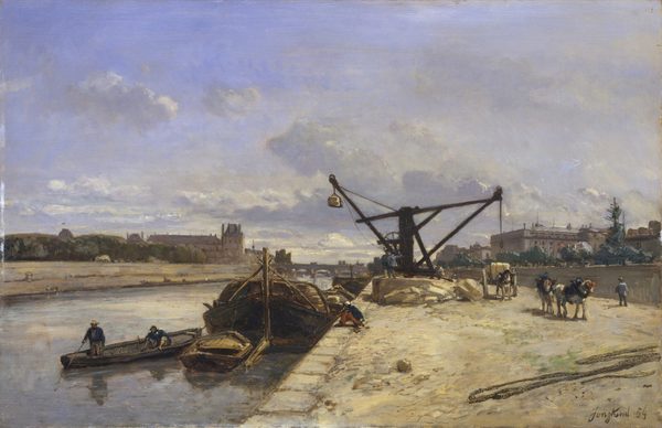 View from the Quai d'Orsay by Johan Jongkind