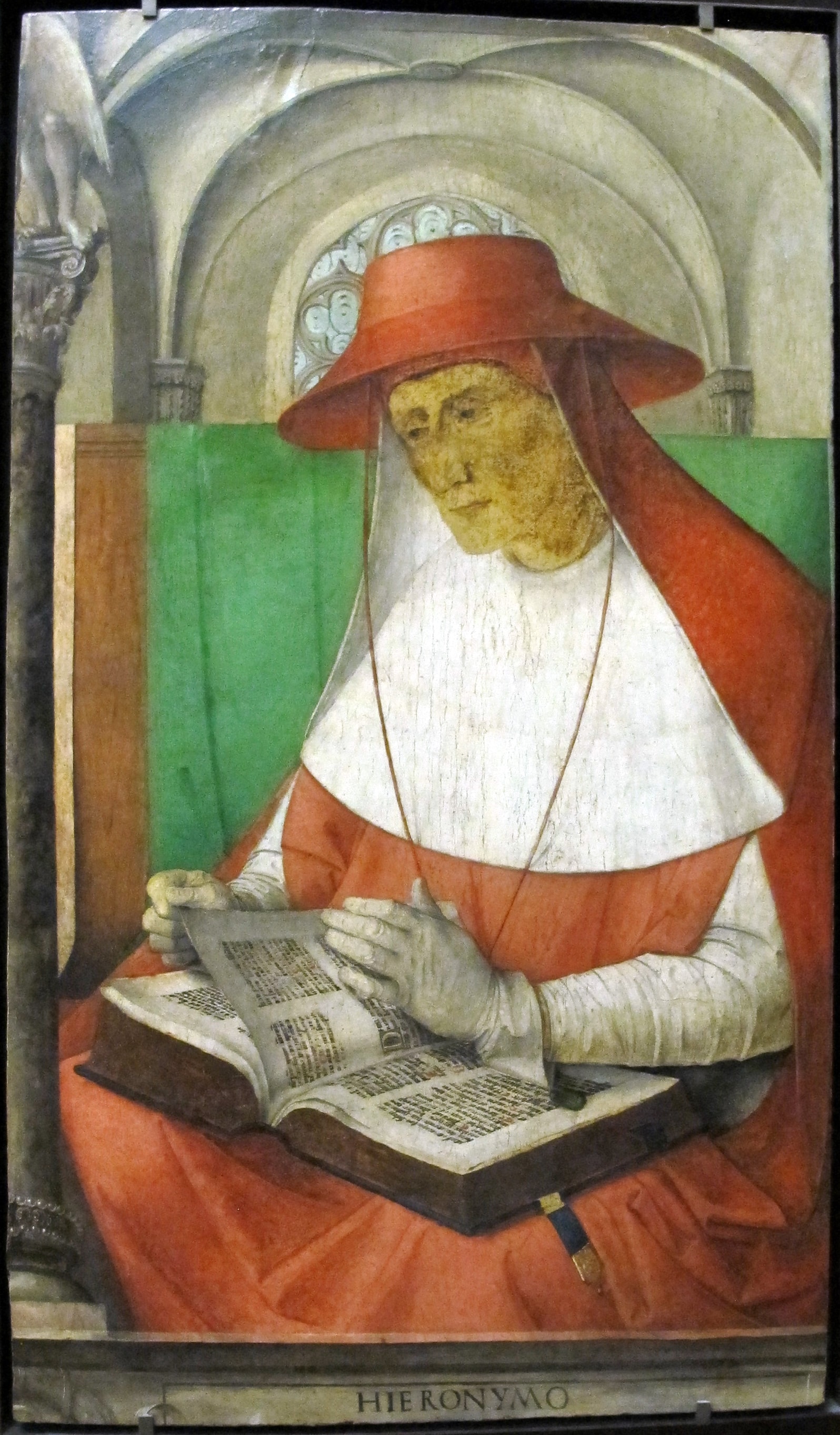 Giusto di gand e pedro berruguete, uomini illustri dallo studiolo di federico da montefeltro a urbino, 1473-76 ca., 12 san girolamo by Sailko