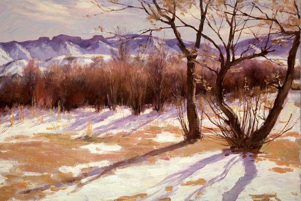 Winter Afternoon (Crow Reservation) by Joseph Henry Sharp