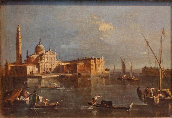 San Giorgio Maggiore in Venice by Francesco Guardi