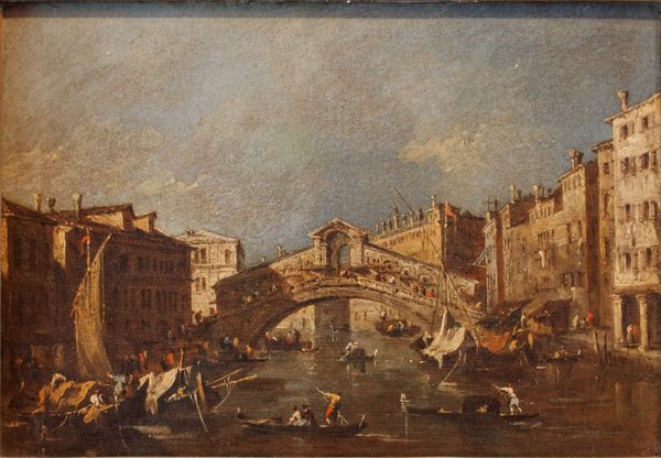 Pont du Rialto Guardi Louvre RF1961-44 by Coyau