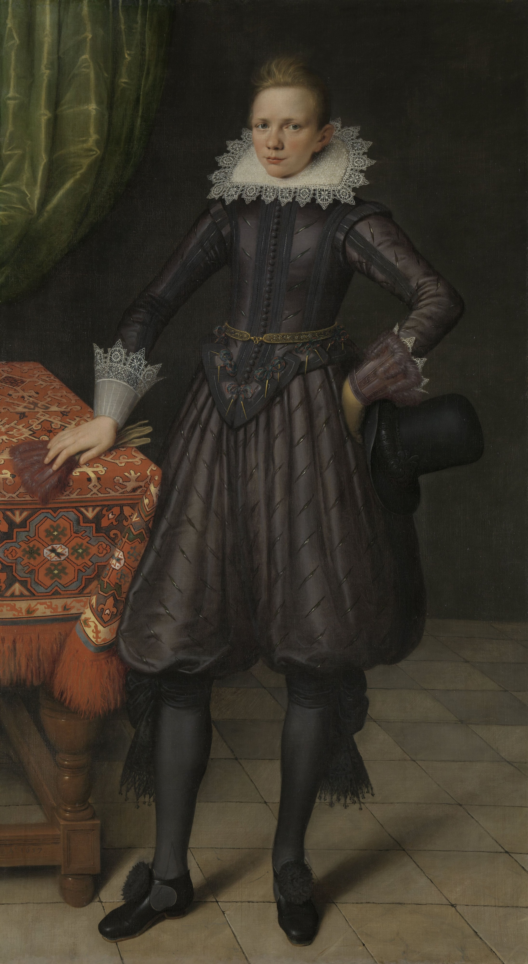 Portrait of Peter Courten by Salomon Mesdach