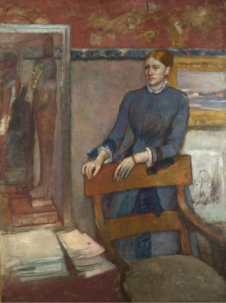 Hélène Rouart in her Father's Study by Edgar Degas