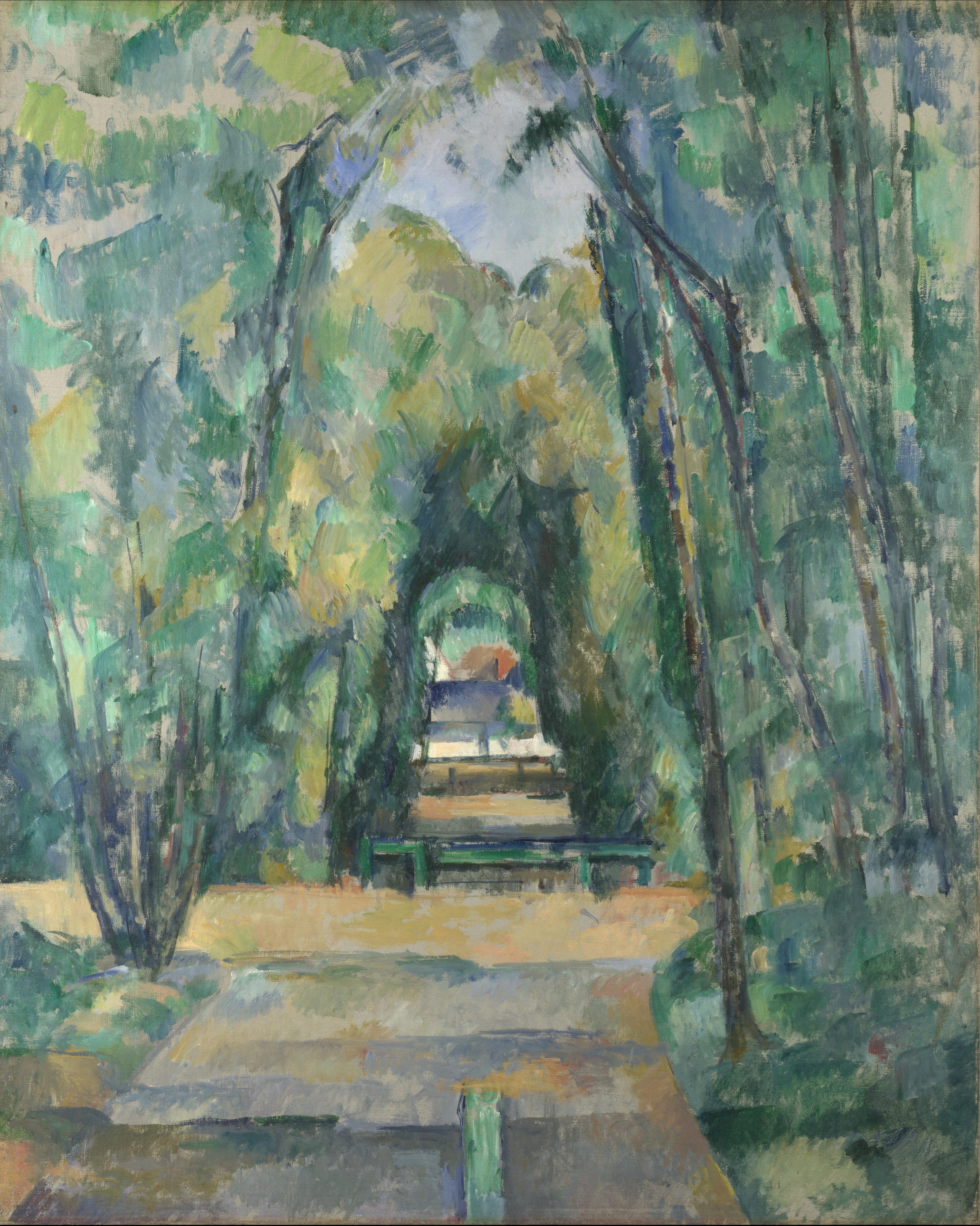Avenue at Chantilly by Paul Cézanne