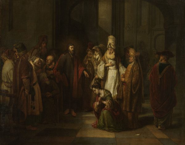 Christ and the Woman in Adultery by Gerbrand van den Eeckhout