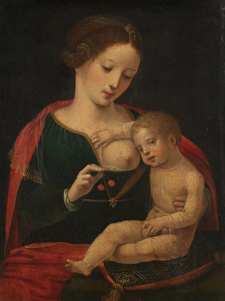 Virgin and Child by Master of the Female Half-Lengths