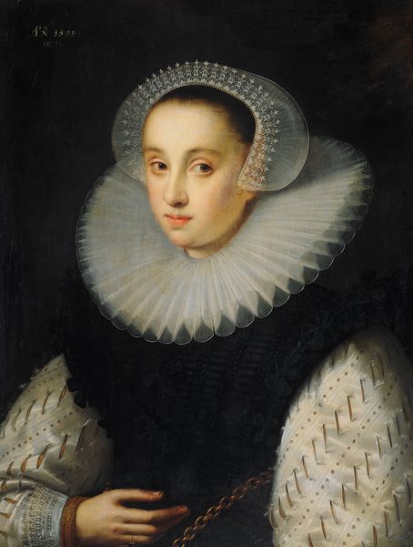 Hortensia del Prado (d 1627) by Geldorp Gortzius