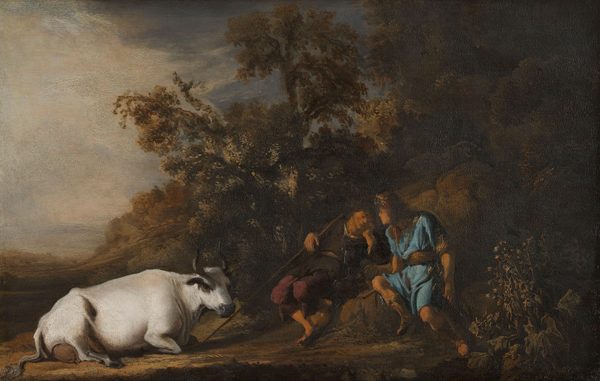 Mercurius, Argus en Io by Govert Flinck