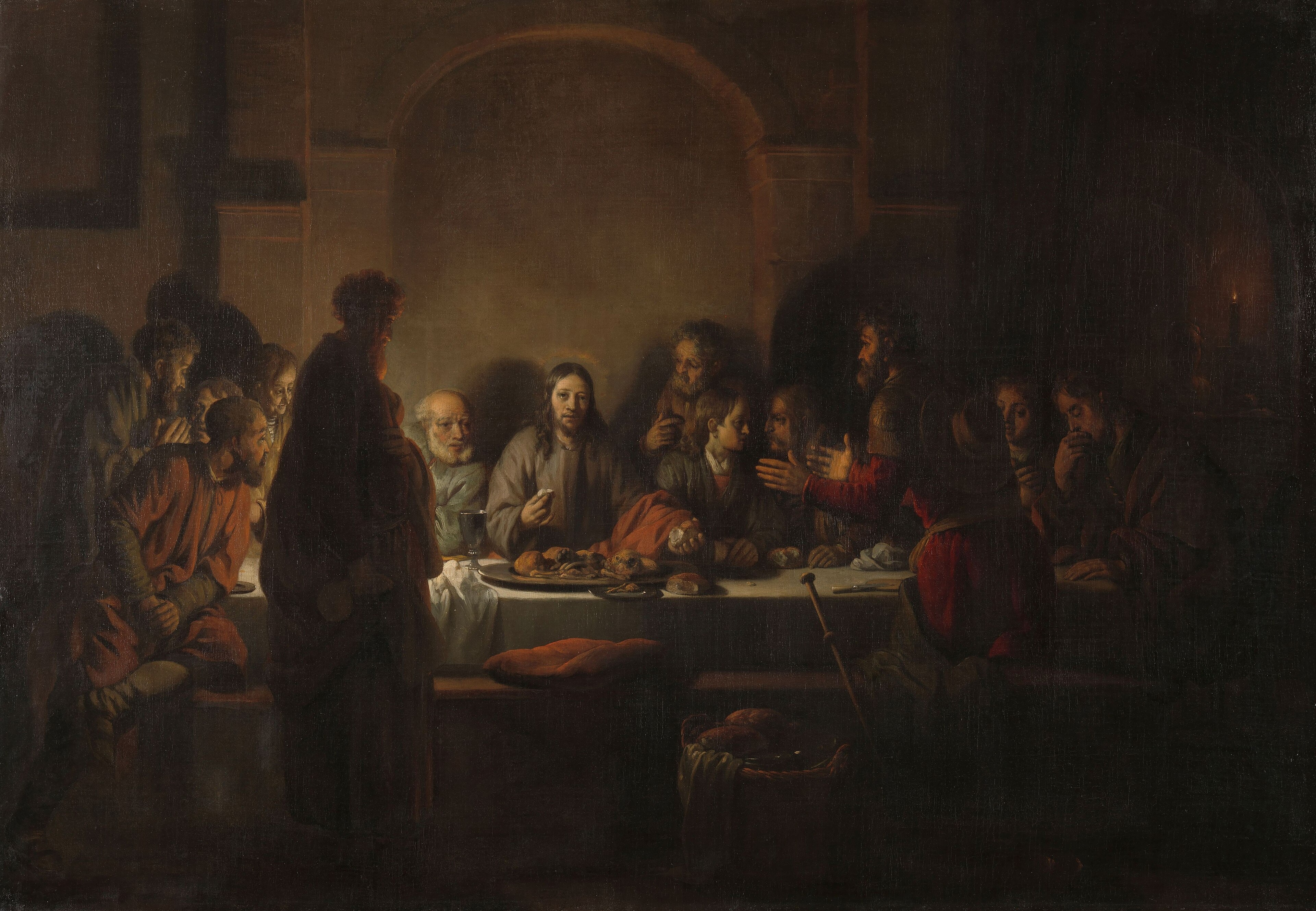 Het laatste avondmaal by Gerbrand van den Eeckhout