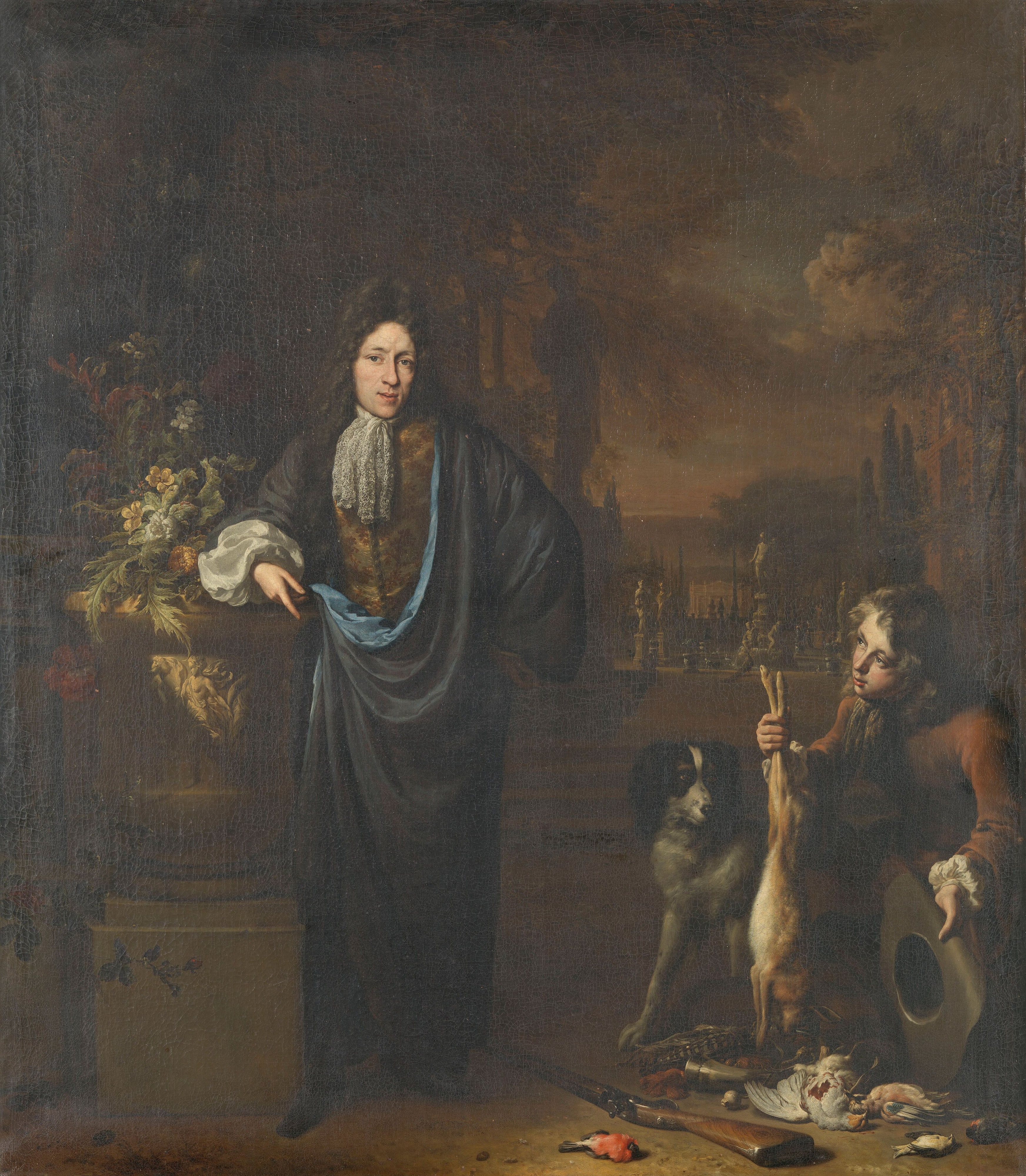 Portret van Silvester van Tongeren by Jan Weenix