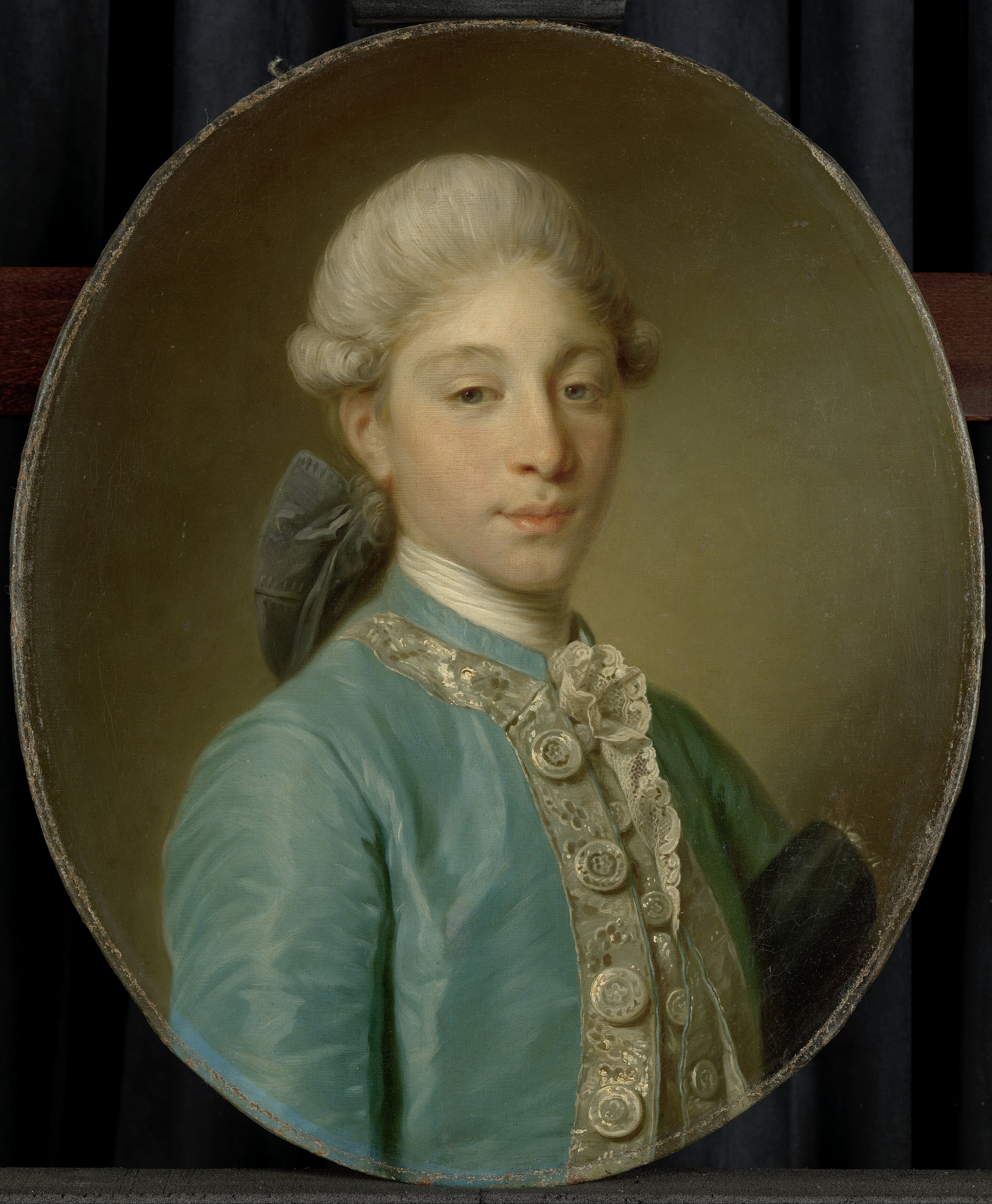 Portret van markies De Saint-Paul by Jean-Baptiste Greuze